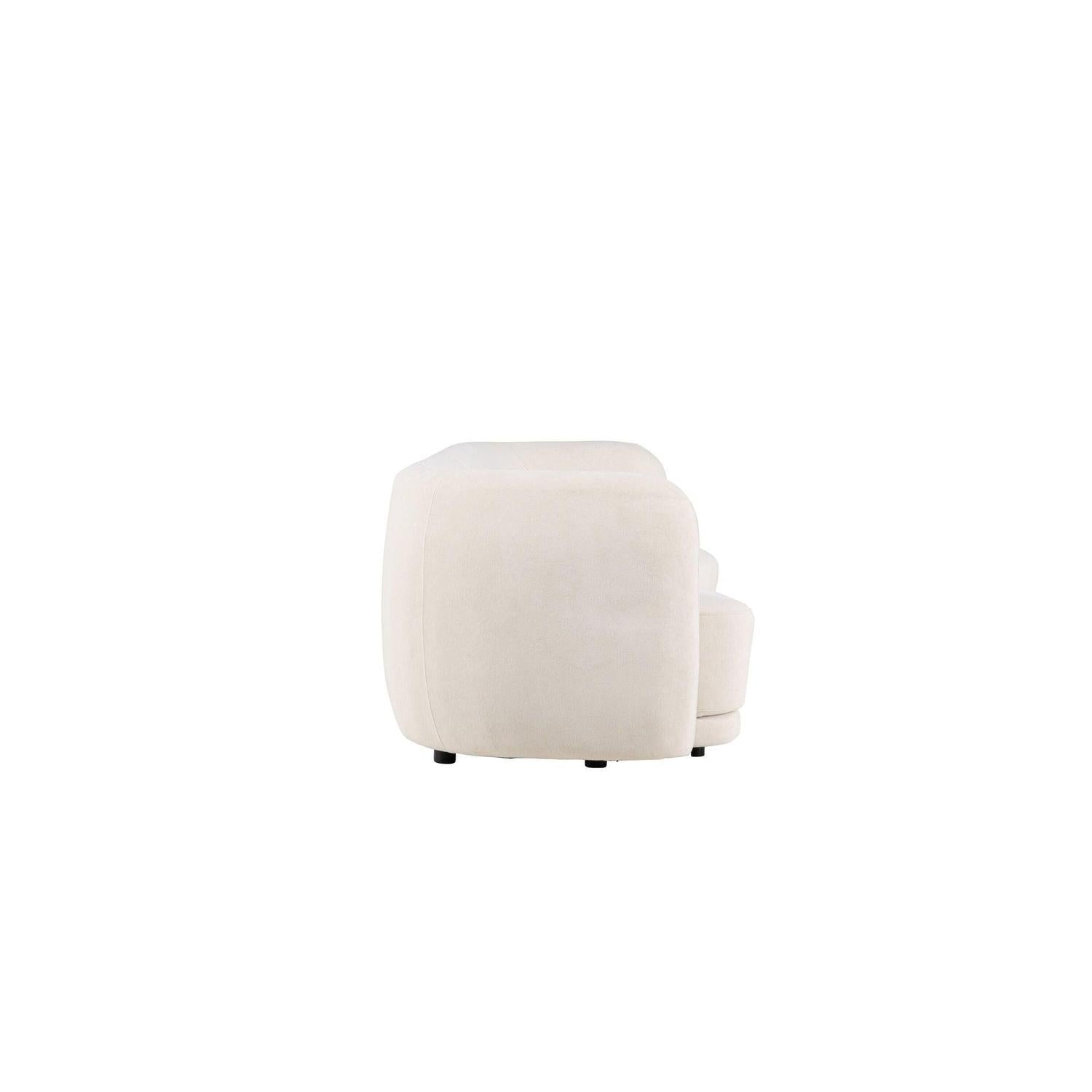 3-Sitzer Sofa Cielo - Weiß-3-Sitzer Sofas-Venture Home-le canapé