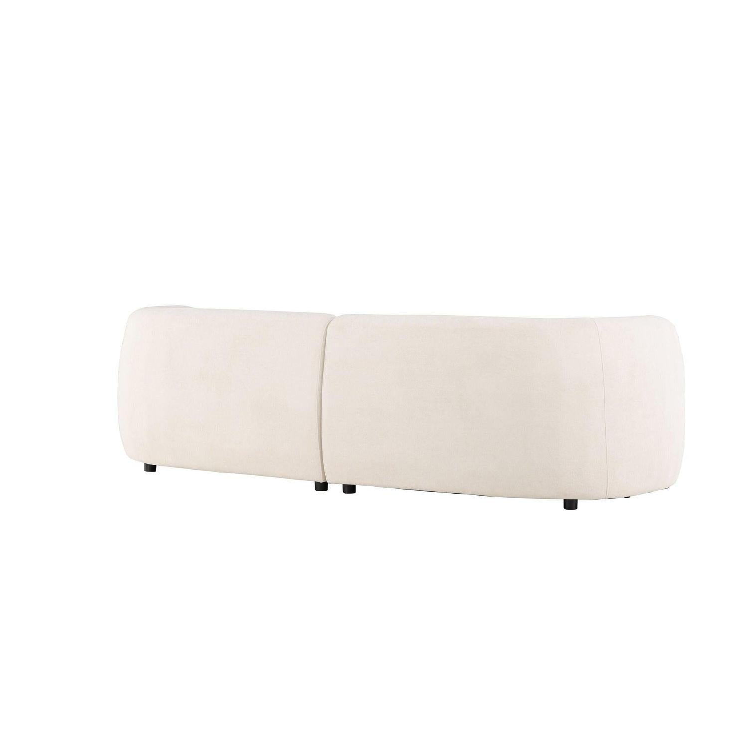 3-Sitzer Sofa Cielo - Weiß-3-Sitzer Sofas-Venture Home-le canapé