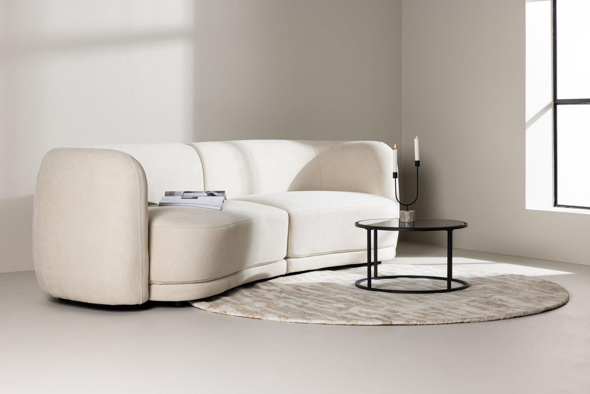 3-Sitzer Sofa Cielo - Weiß-3-Sitzer Sofas-Venture Home-le canapé