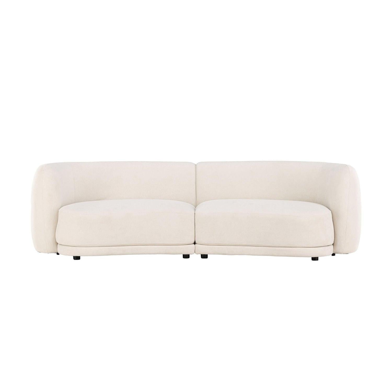 3-Sitzer Sofa Cielo - Weiß-3-Sitzer Sofas-Venture Home-le canapé