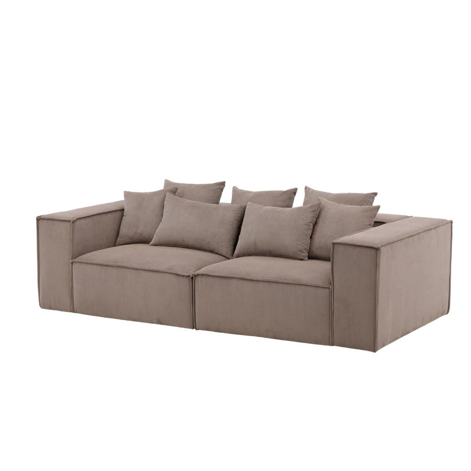 3-Sitzer Sofa Gillholmen aus Kord - Braun-3-Sitzer Sofa-Vind-le canapé
