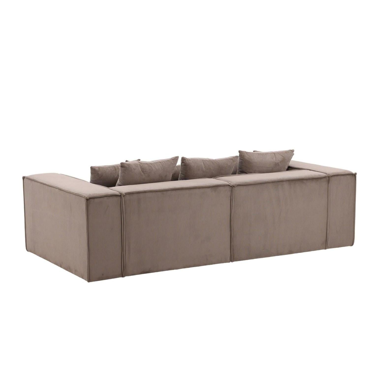 3-Sitzer Sofa Gillholmen aus Kord - Braun-3-Sitzer Sofa-Vind-le canapé