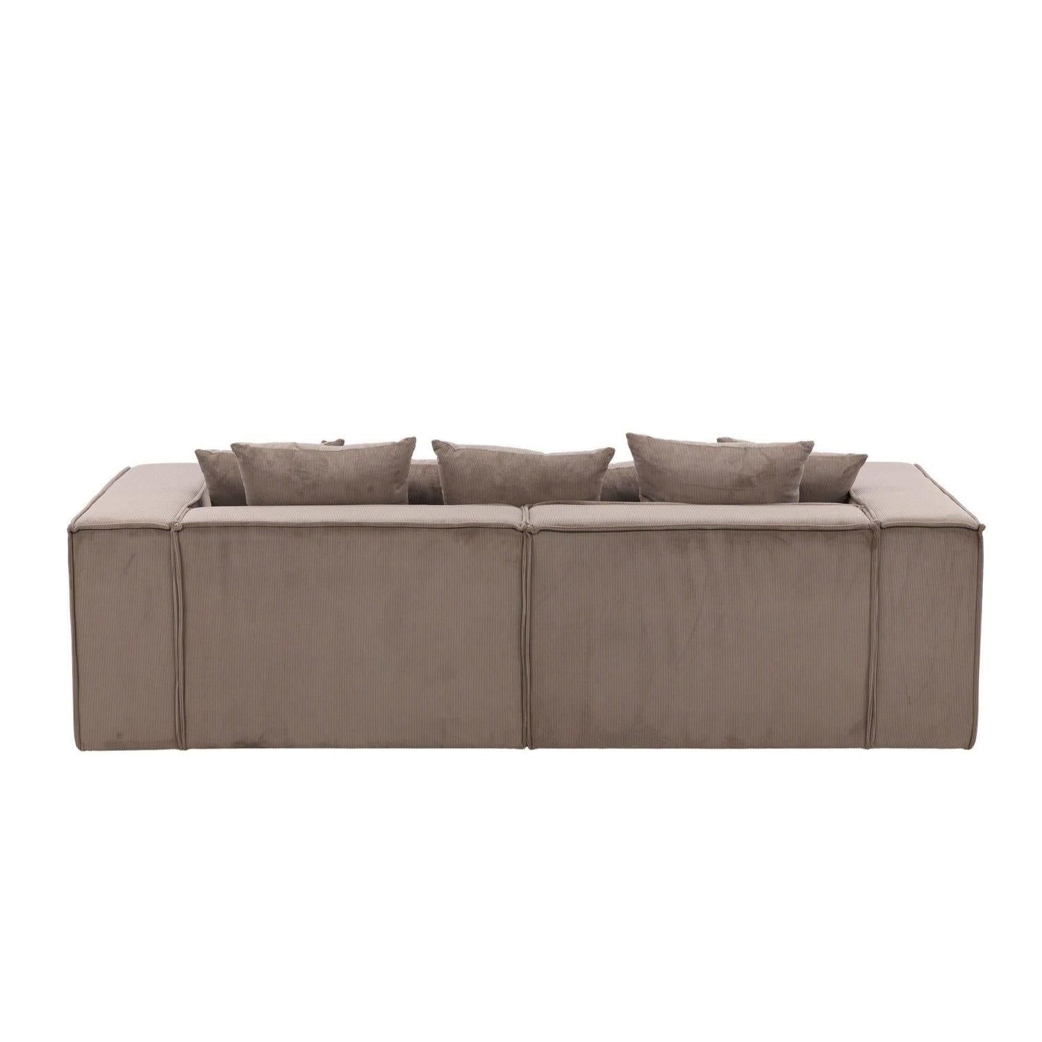 3-Sitzer Sofa Gillholmen aus Kord - Braun-3-Sitzer Sofa-Vind-le canapé