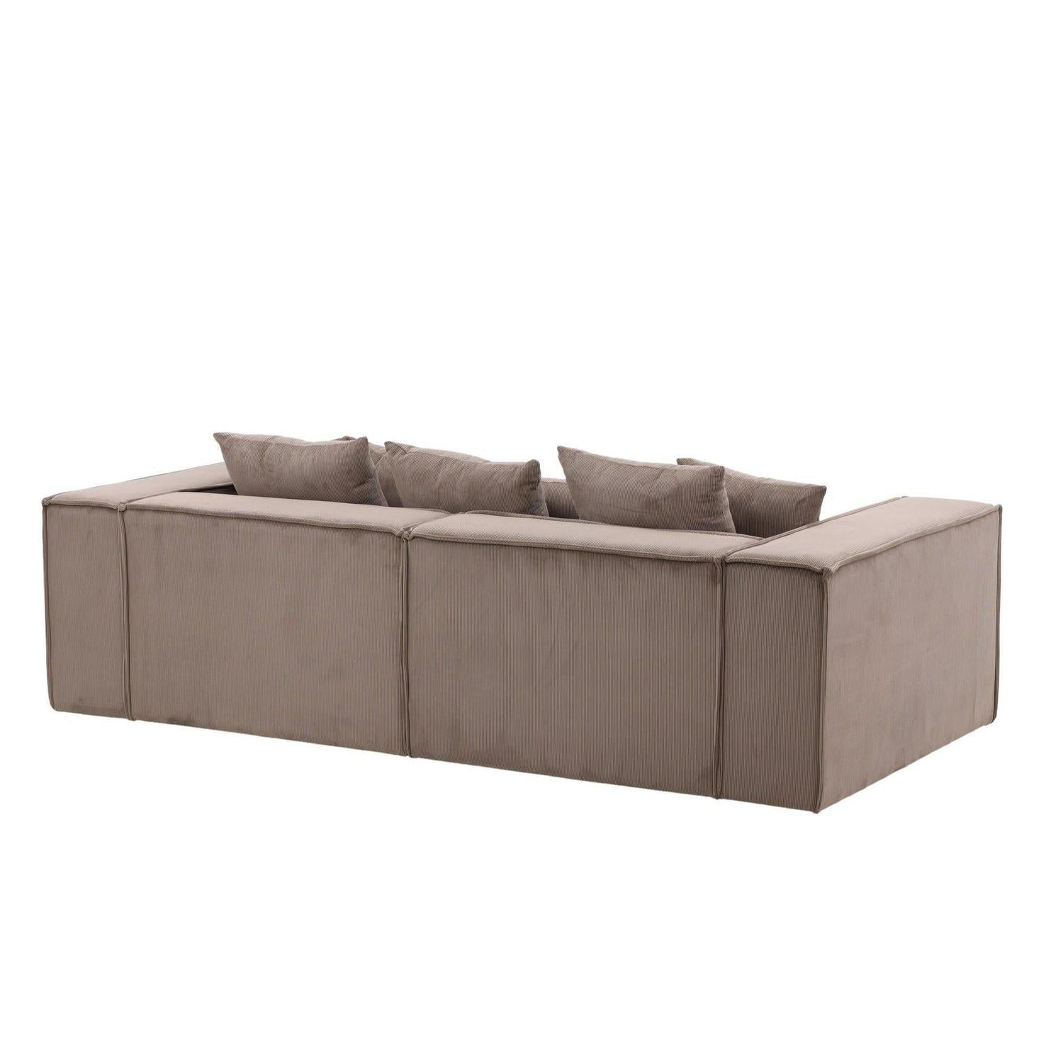 3-Sitzer Sofa Gillholmen aus Kord - Braun-3-Sitzer Sofa-Vind-le canapé