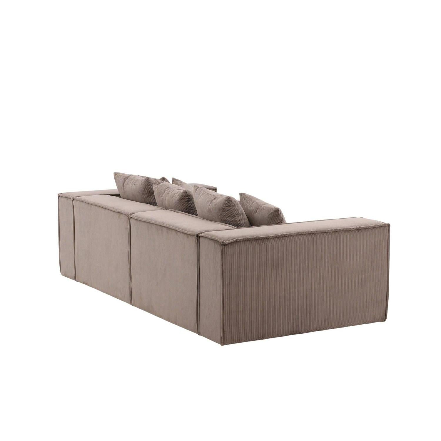 3-Sitzer Sofa Gillholmen aus Kord - Braun-3-Sitzer Sofa-Vind-le canapé