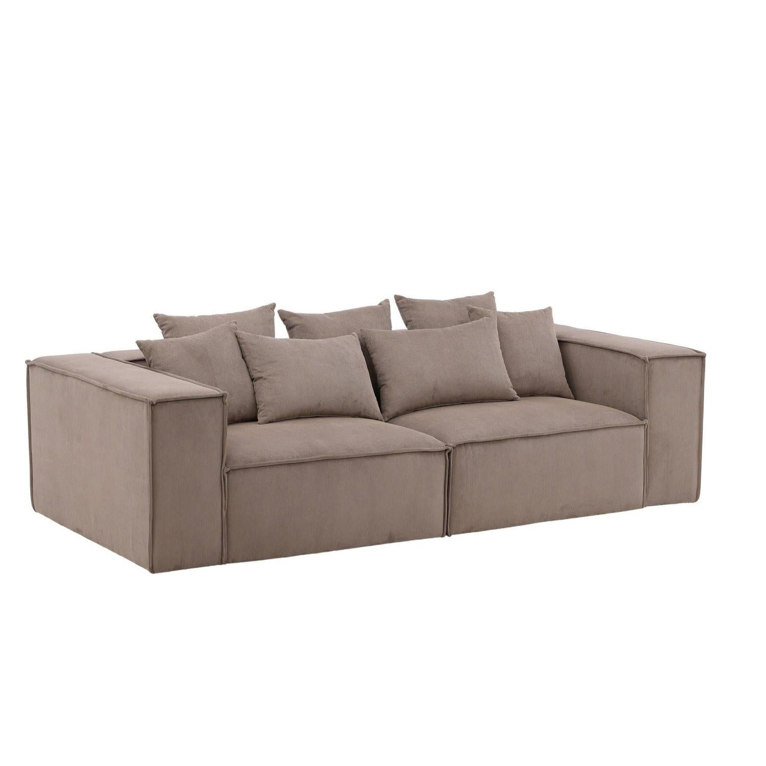 3-Sitzer Sofa Gillholmen aus Kord - Braun-3-Sitzer Sofa-Vind-le canapé