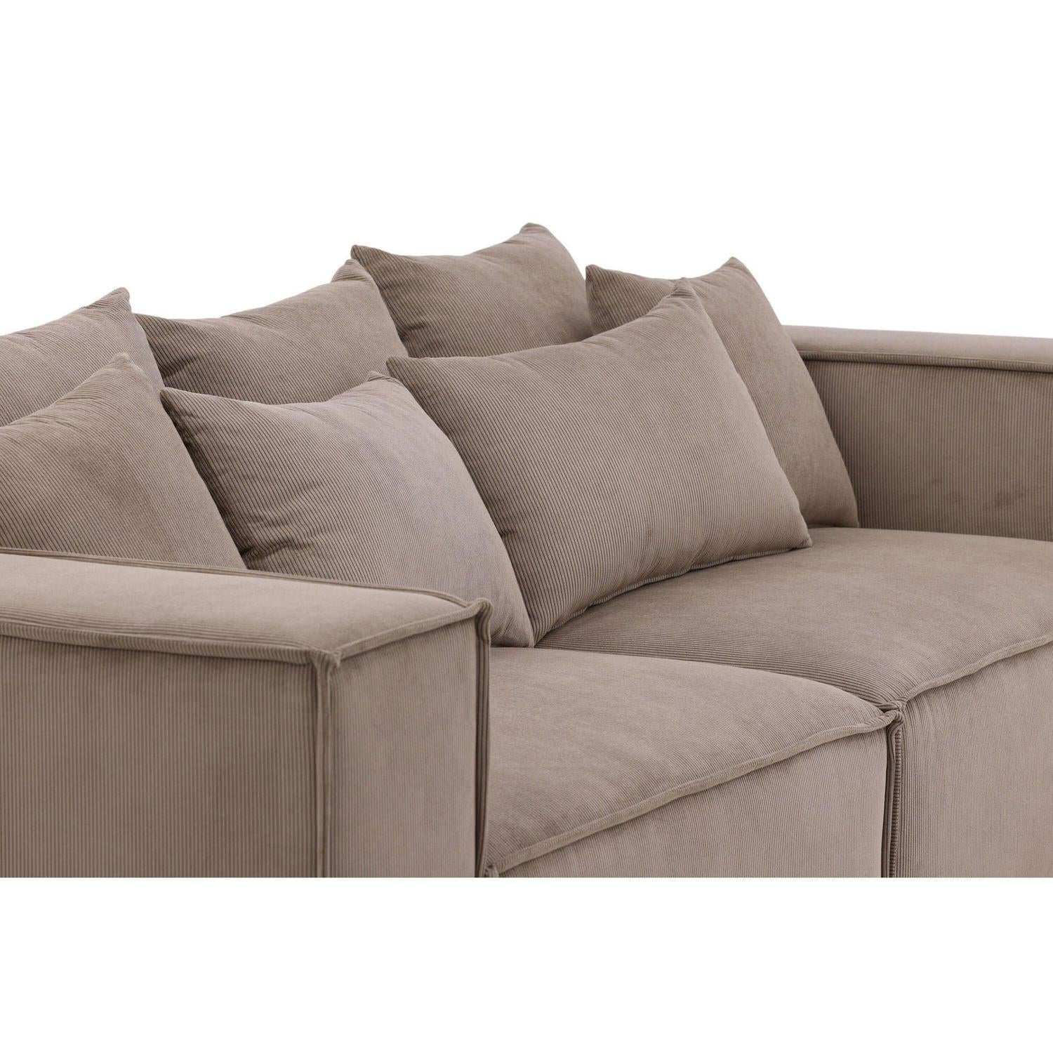 3-Sitzer Sofa Gillholmen aus Kord - Braun-3-Sitzer Sofa-Vind-le canapé