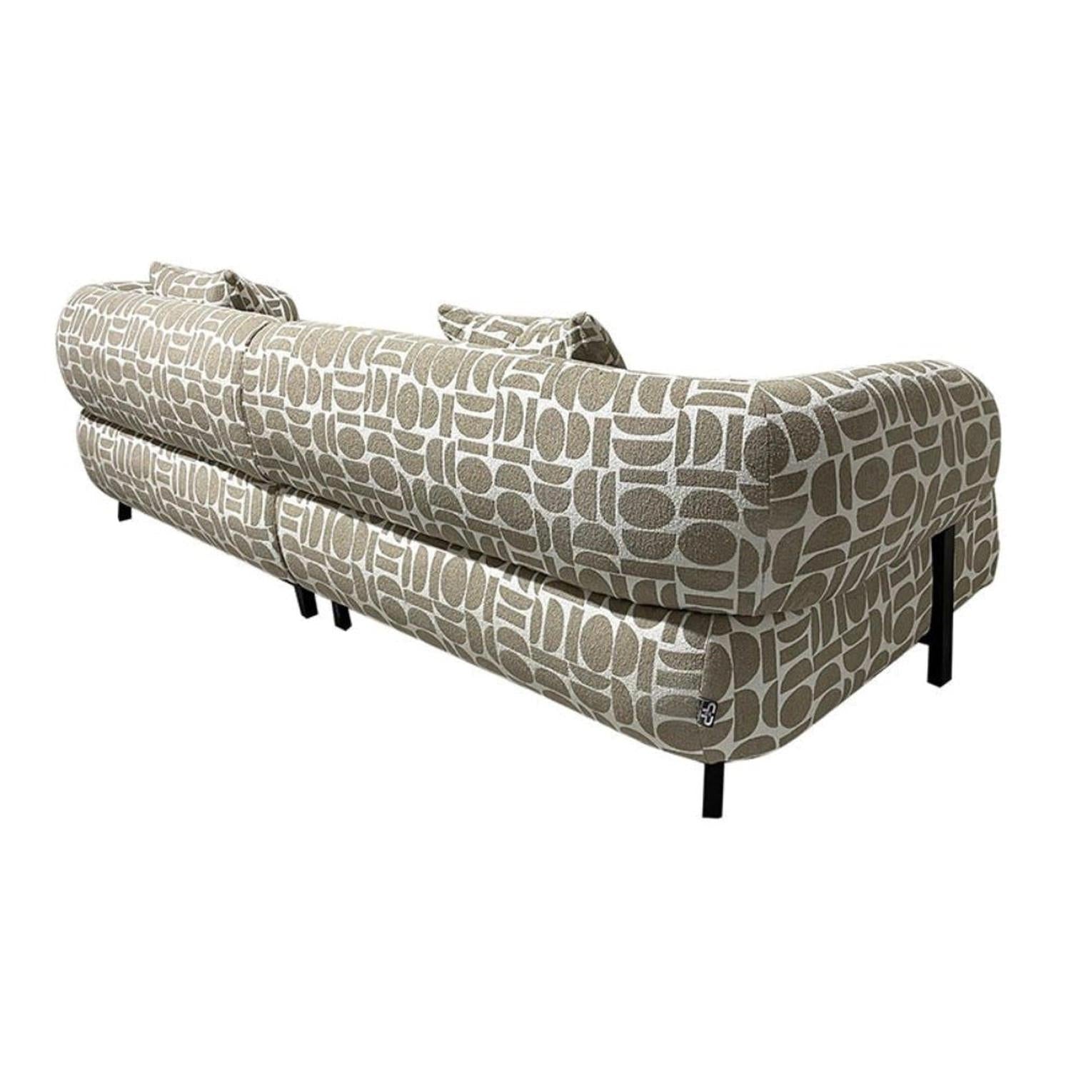 3-Sitzer Sofa Kathmandu - Grau & Beige-3-Sitzer Sofa-Pole to Pole-le canapé