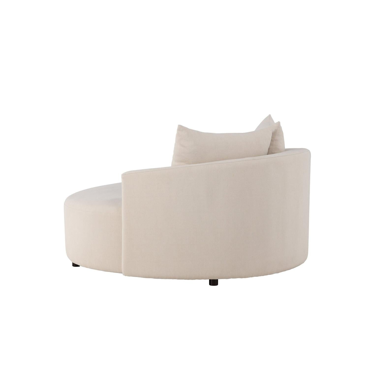 3-Sitzer Sofa Kelso 150cm aus Leinen - Beige-3-Sitzer Sofas-Venture Home-le canapé