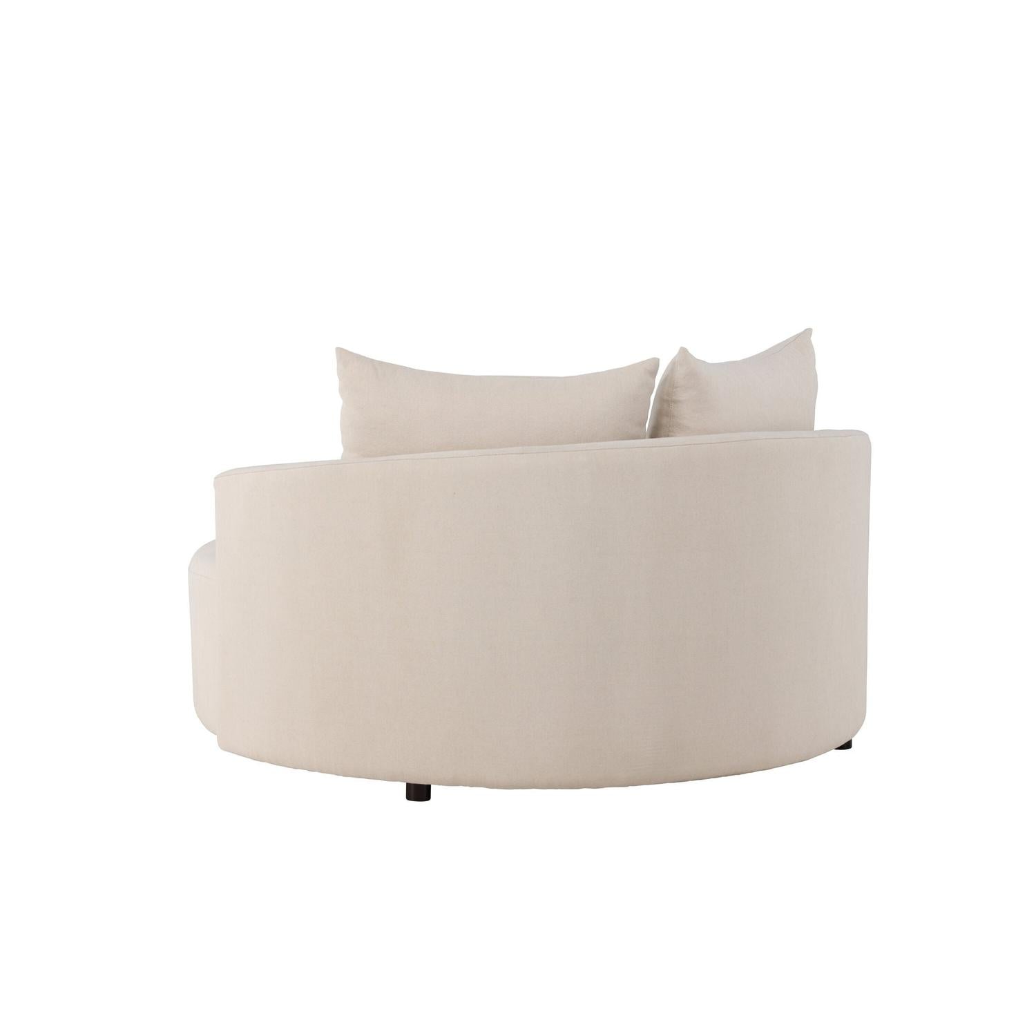 3-Sitzer Sofa Kelso 150cm aus Leinen - Beige-3-Sitzer Sofas-Venture Home-le canapé