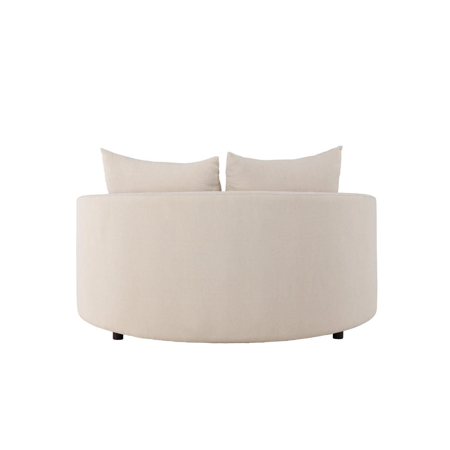 3-Sitzer Sofa Kelso 150cm aus Leinen - Beige-3-Sitzer Sofas-Venture Home-le canapé