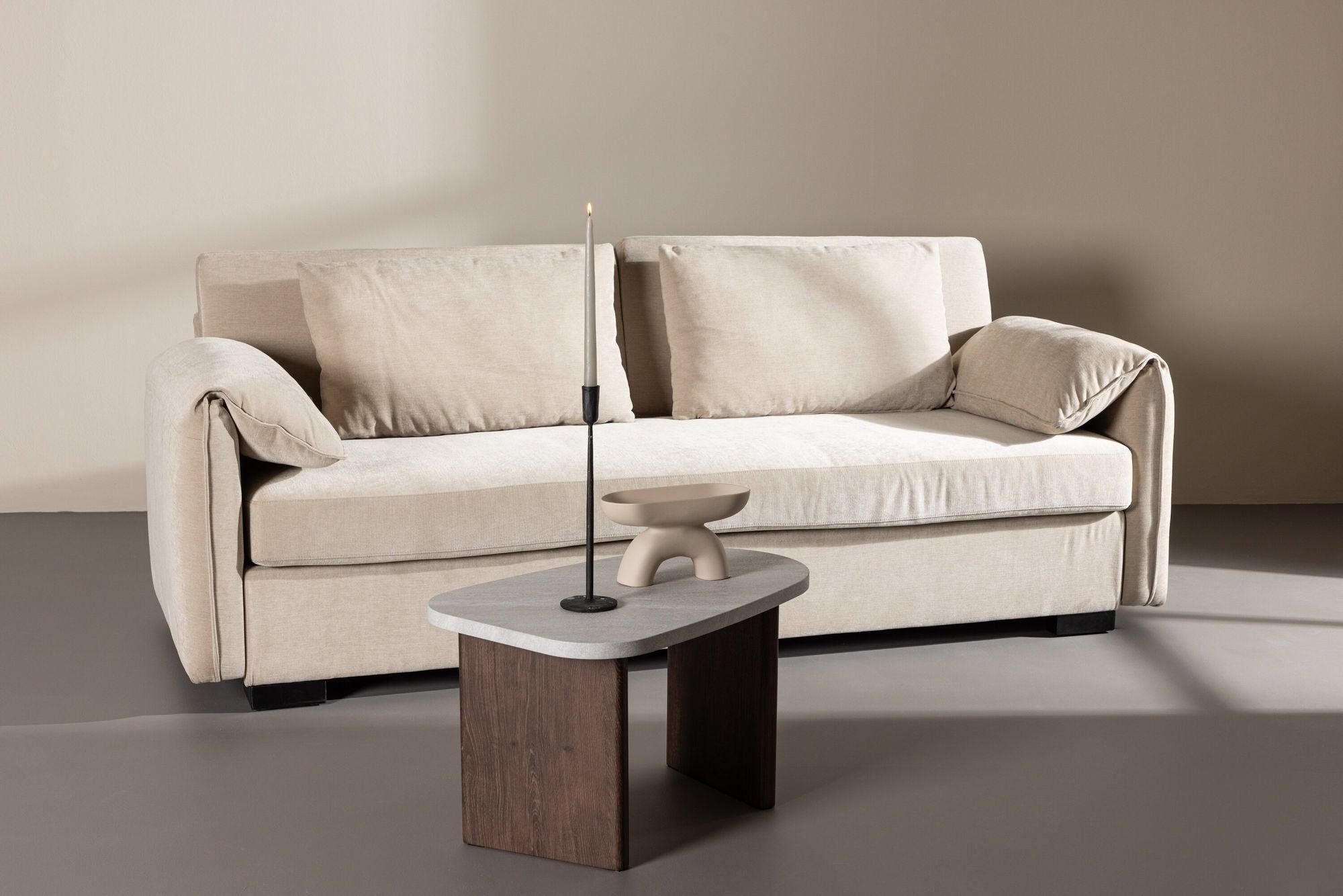 3-Sitzer Sofa Malva - Beige-3-Sitzer Sofas-Venture Home-le canapé