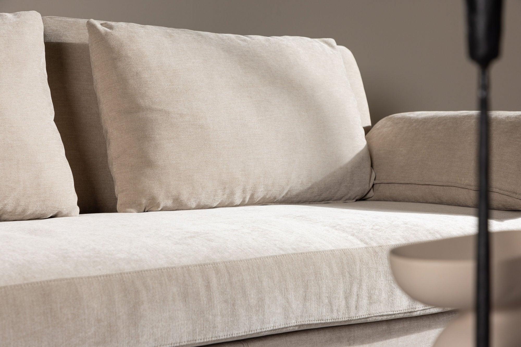 3-Sitzer Sofa Malva - Beige-3-Sitzer Sofas-Venture Home-le canapé