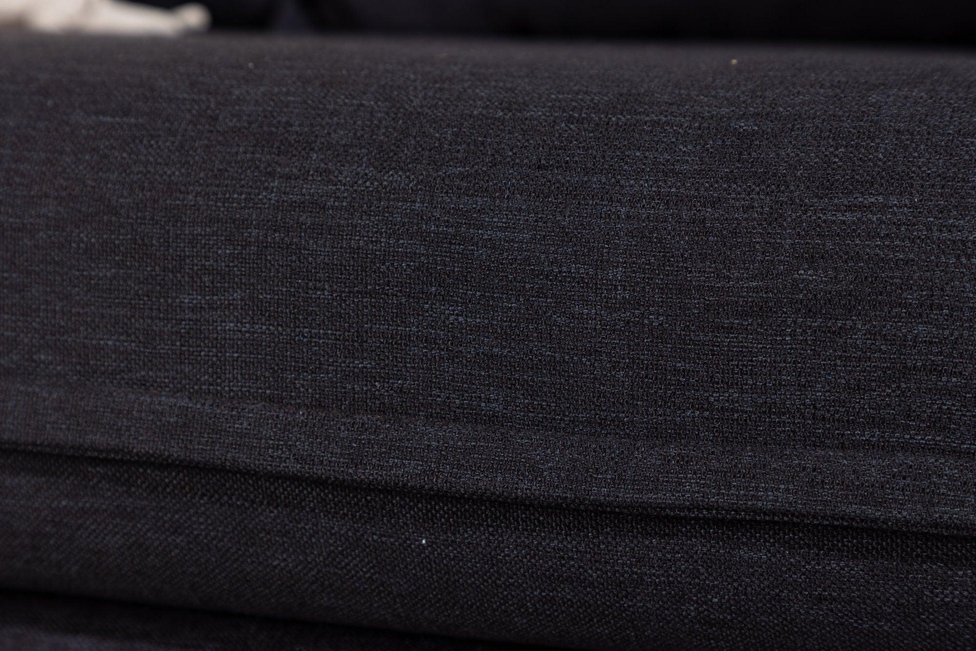 3-Sitzer Sofa Nova aus Leinen - Schwarz-3-Sitzer Sofas-Venture Home-le canapé