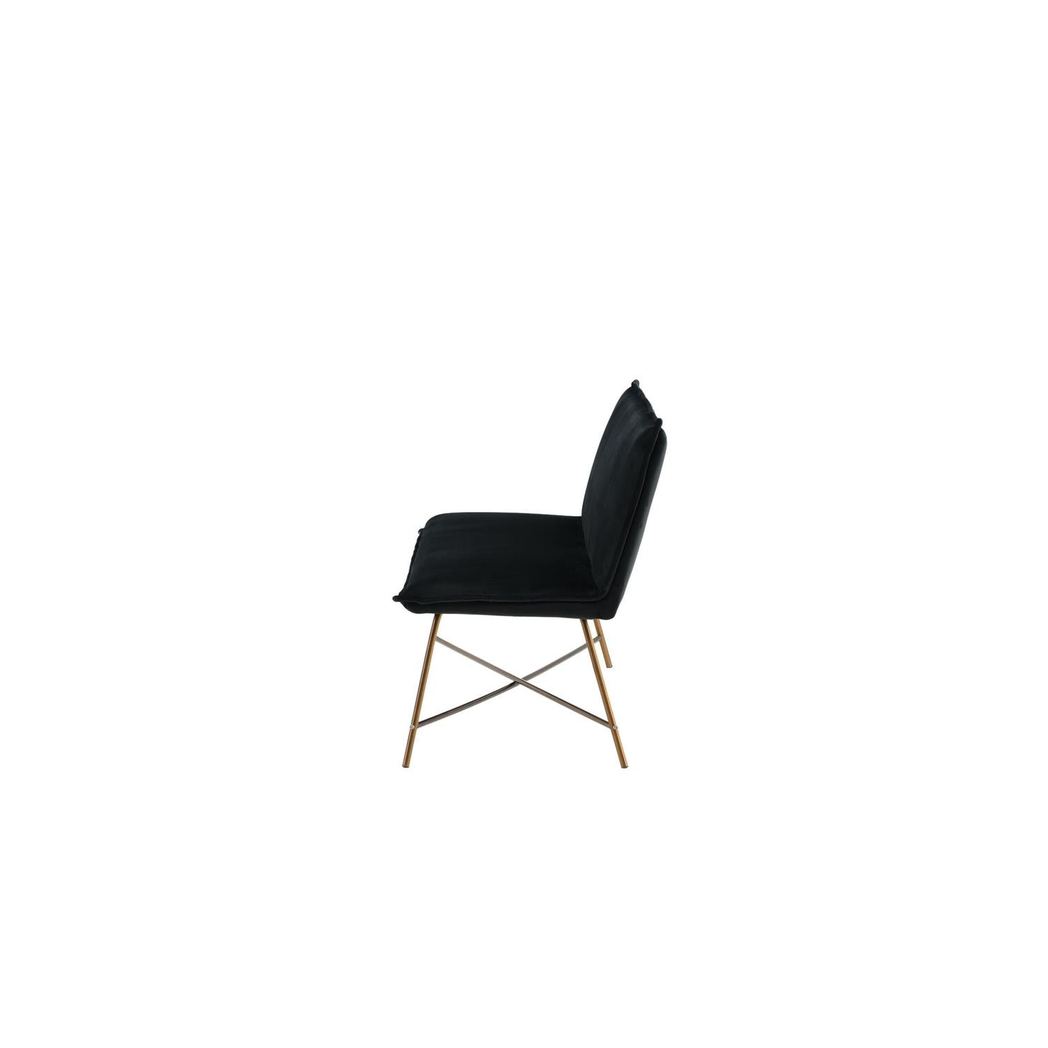 3-Sitzer Sofa Petra aus Samt - Schwarz-3-Sitzer Sofas-Venture Home-le canapé