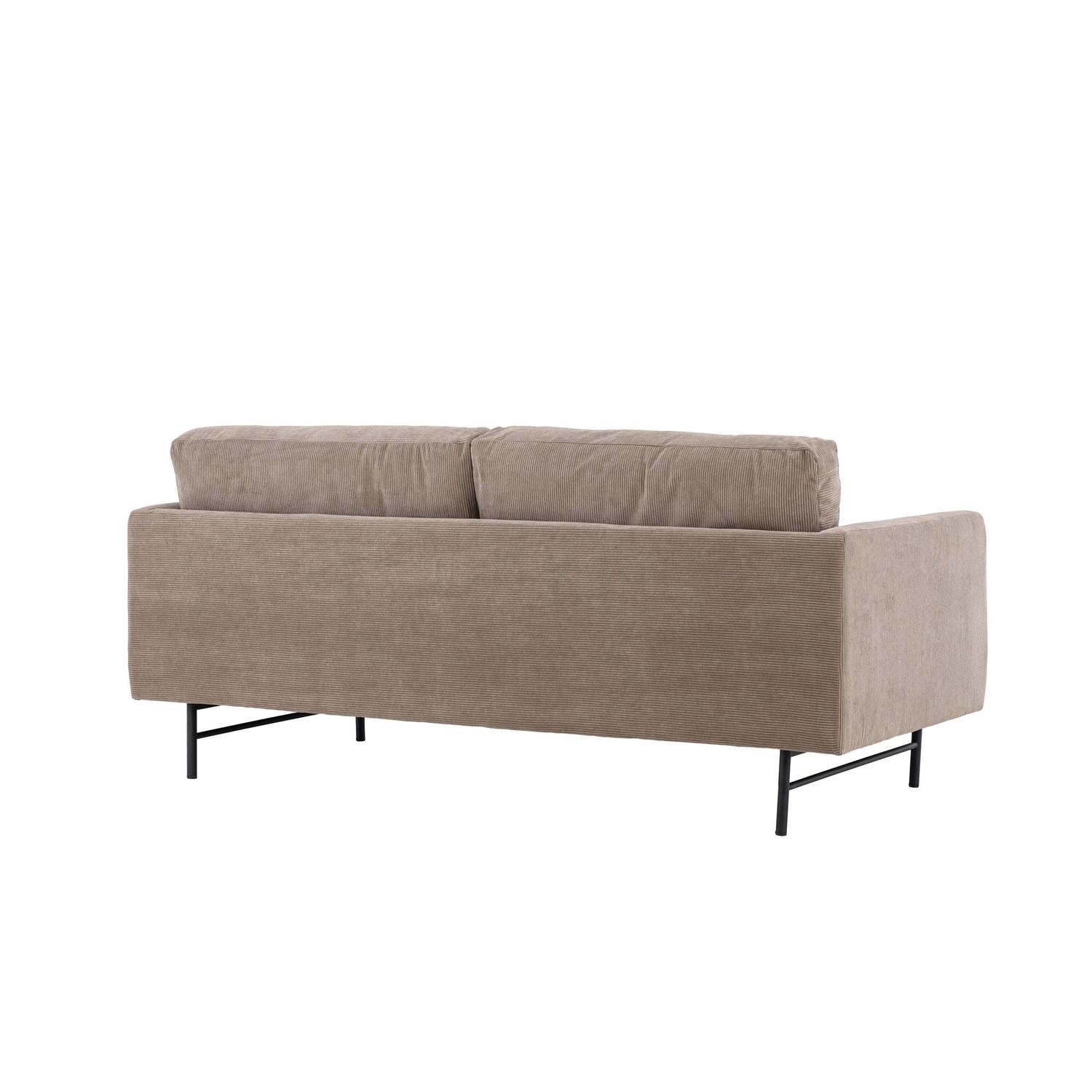 3-Sitzer Sofa Sky aus Cord - Braun-3-Sitzer Sofas-Venture Home-le canapé