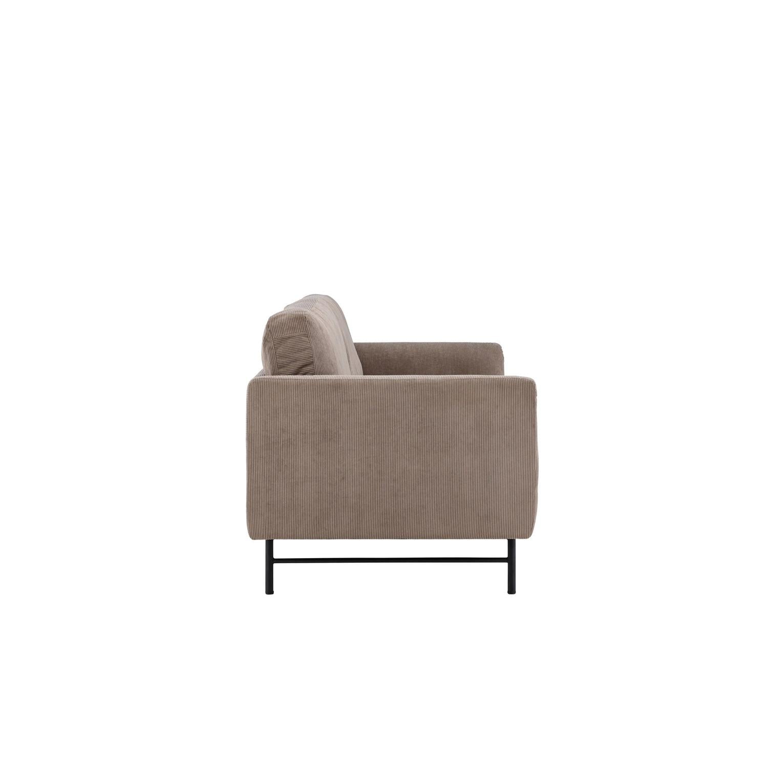 3-Sitzer Sofa Sky aus Cord - Braun-3-Sitzer Sofas-Venture Home-le canapé
