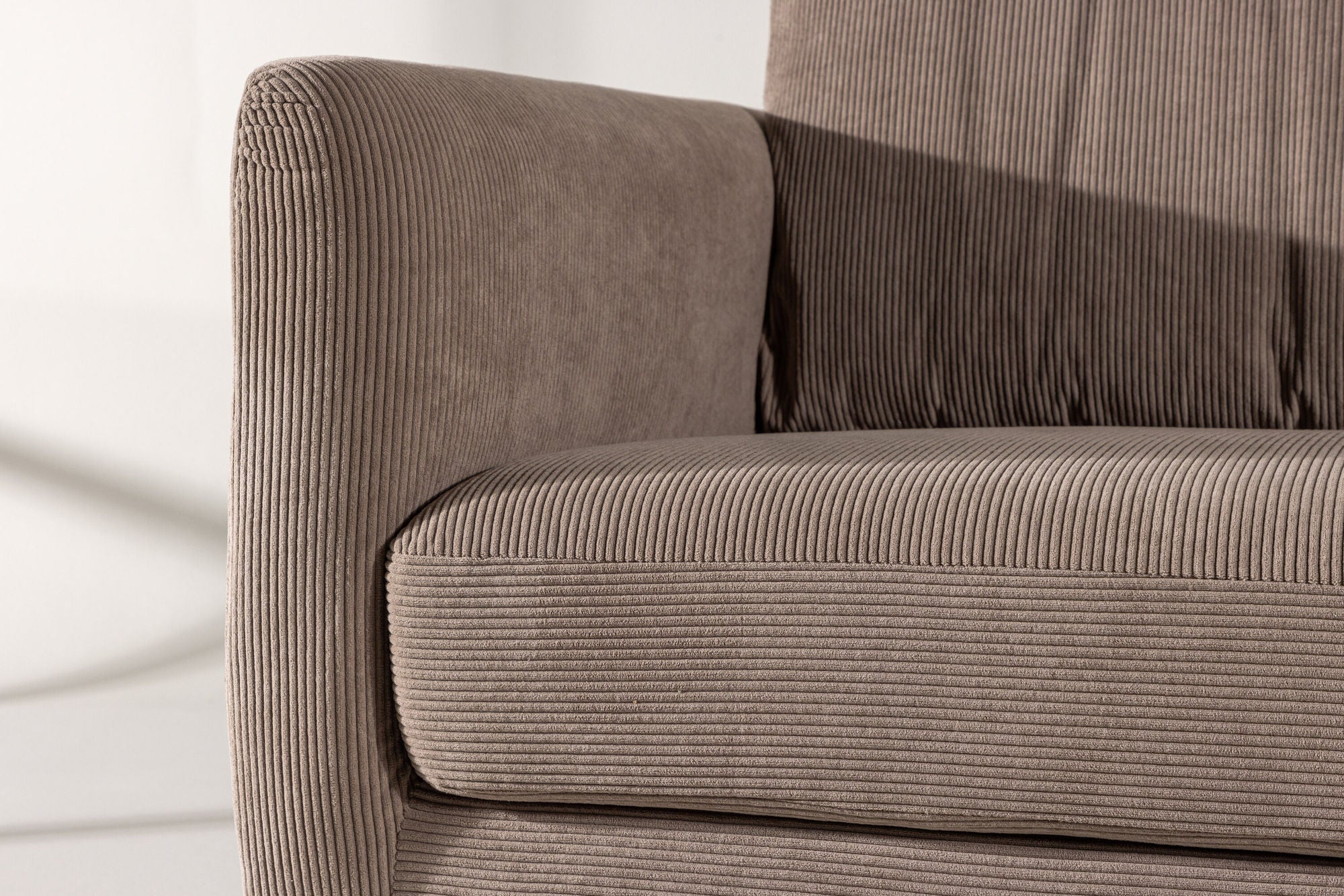 3-Sitzer Sofa Sky aus Cord - Braun-3-Sitzer Sofas-Venture Home-le canapé