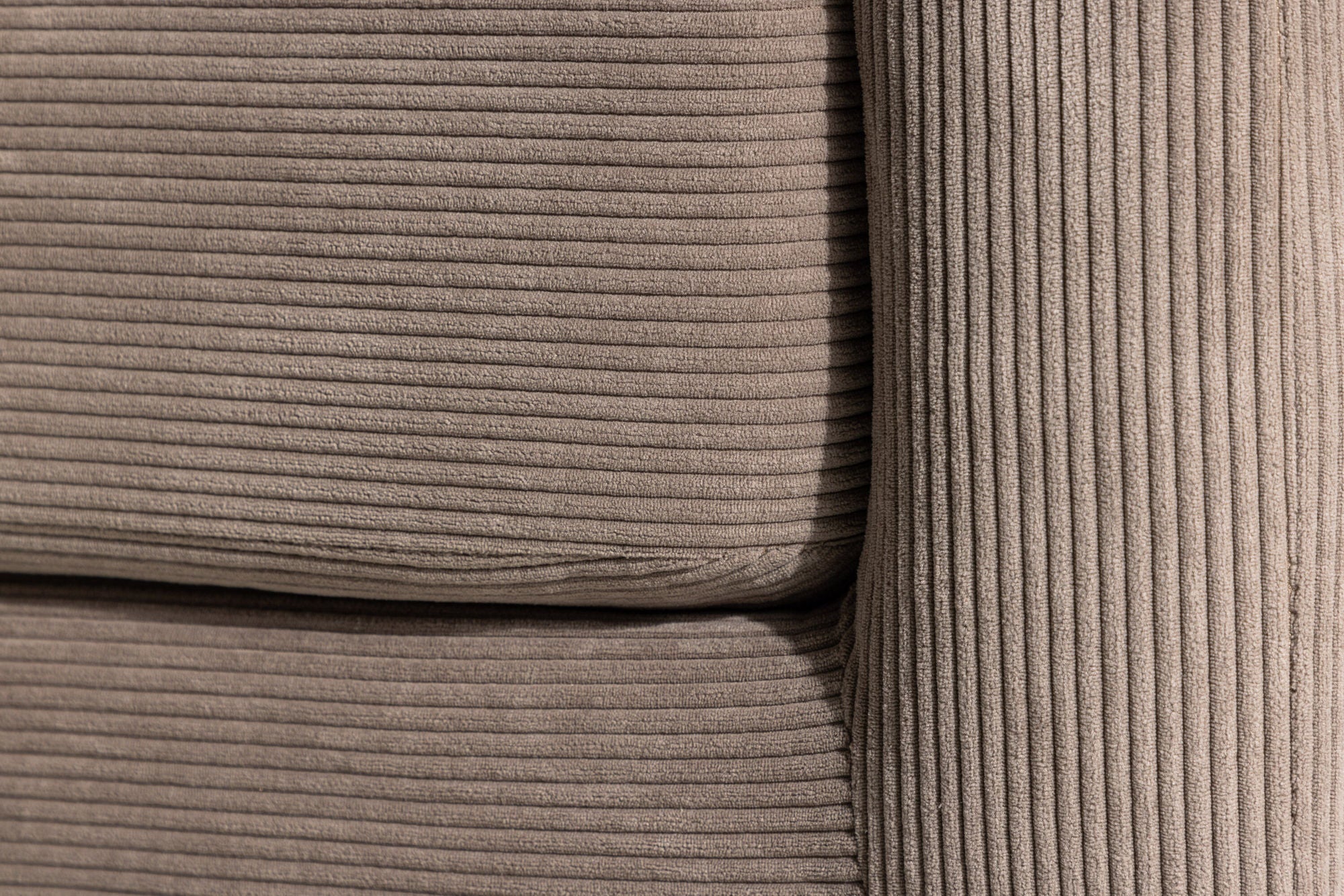 3-Sitzer Sofa Sky aus Cord - Braun-3-Sitzer Sofas-Venture Home-le canapé