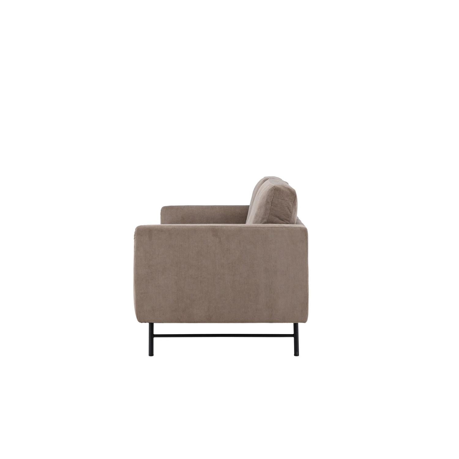 3-Sitzer Sofa Sky aus Cord - Braun-3-Sitzer Sofas-Venture Home-le canapé