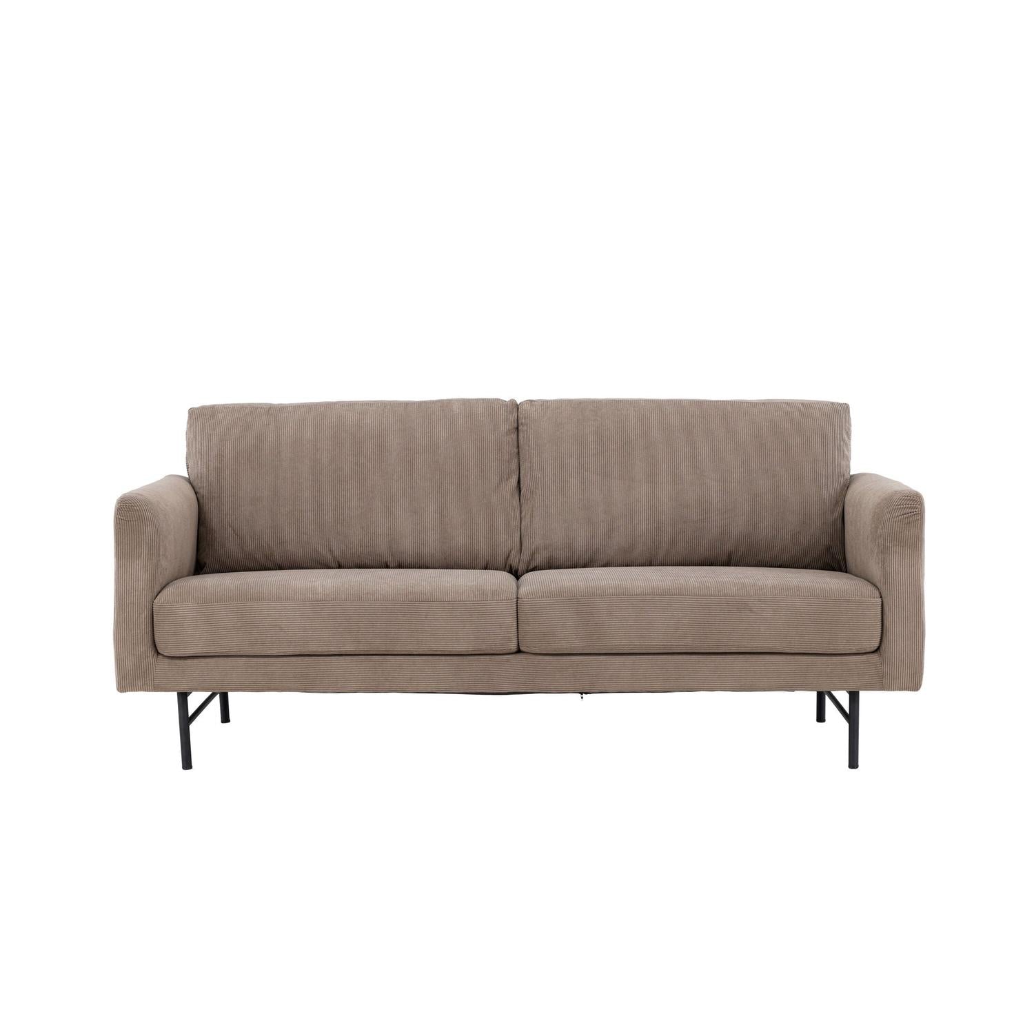 3-Sitzer Sofa Sky aus Cord - Braun-3-Sitzer Sofas-Venture Home-le canapé