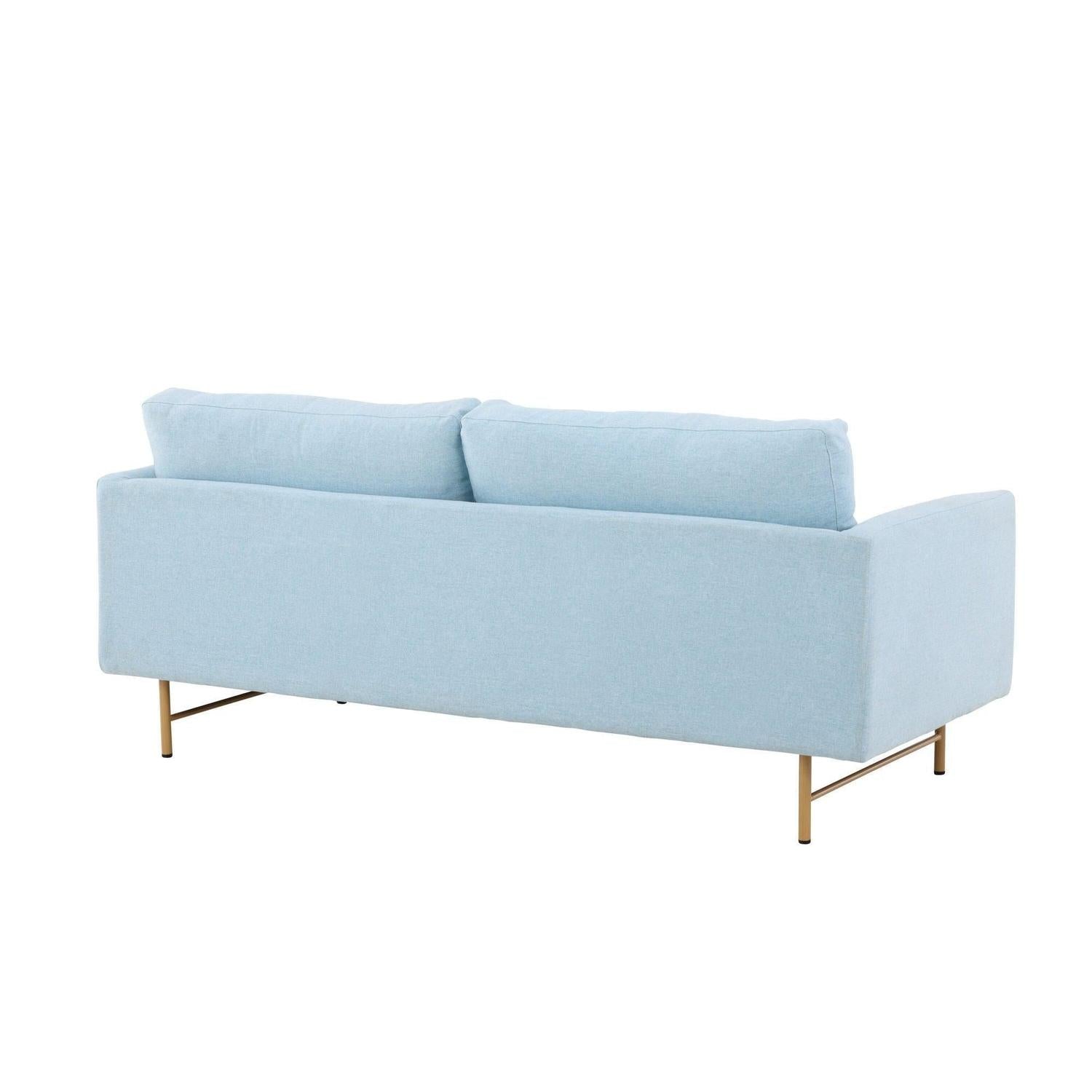3-Sitzer Sofa Sky - Babyblau-3-Sitzer Sofas-Venture Home-le canapé