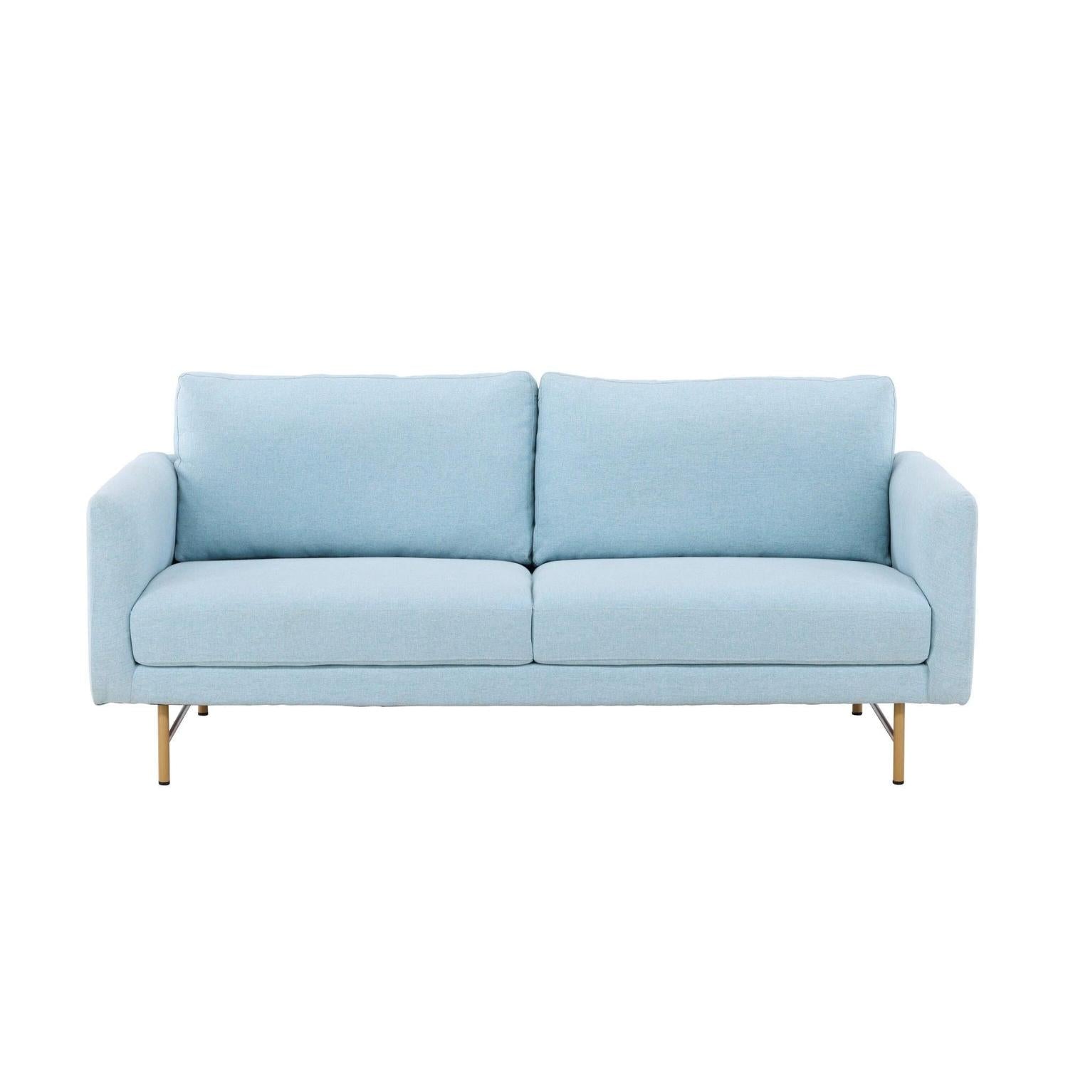 3-Sitzer Sofa Sky - Babyblau-3-Sitzer Sofas-Venture Home-le canapé
