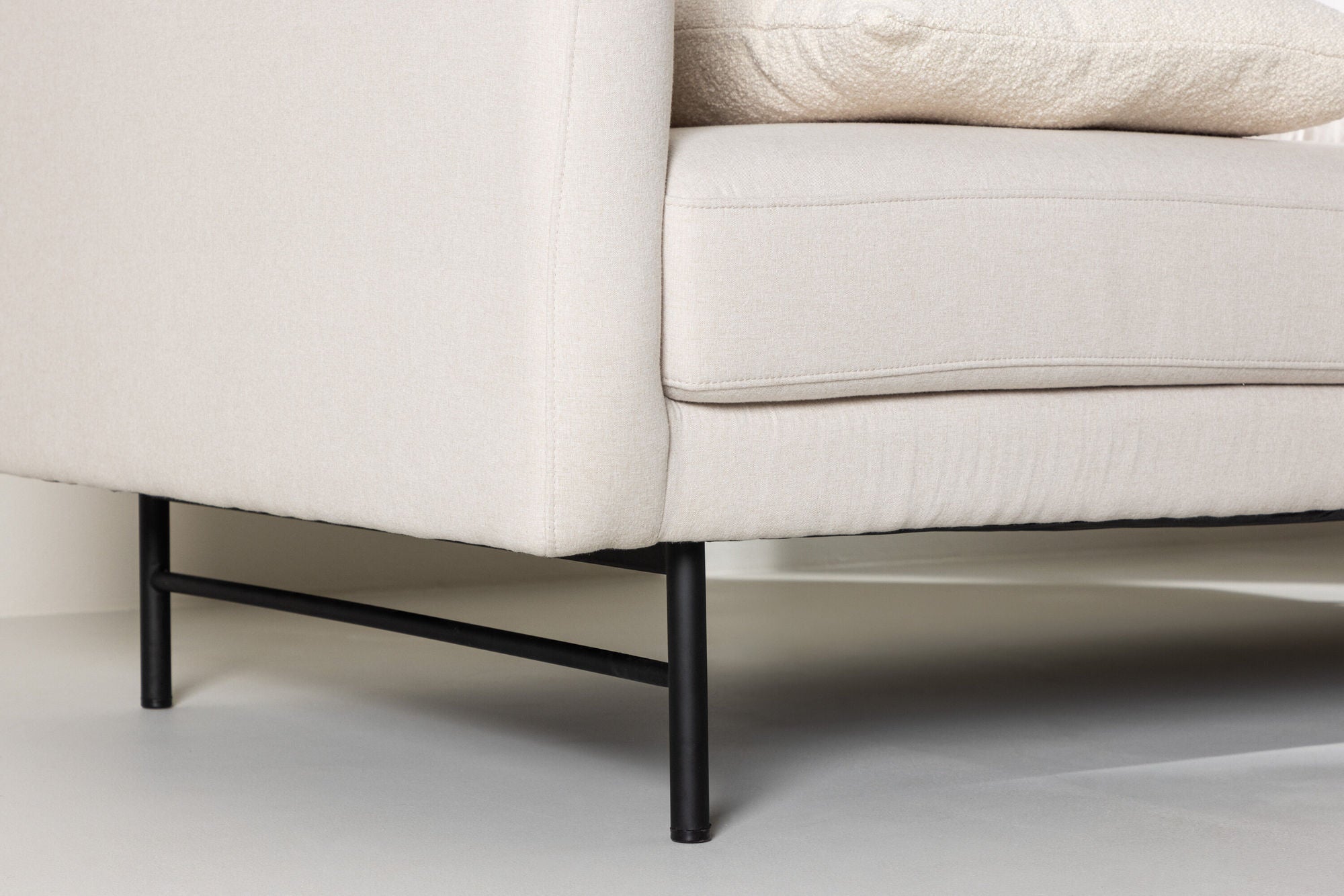 3-Sitzer Sofa Sky - Weiß-3-Sitzer Sofas-Venture Home-le canapé