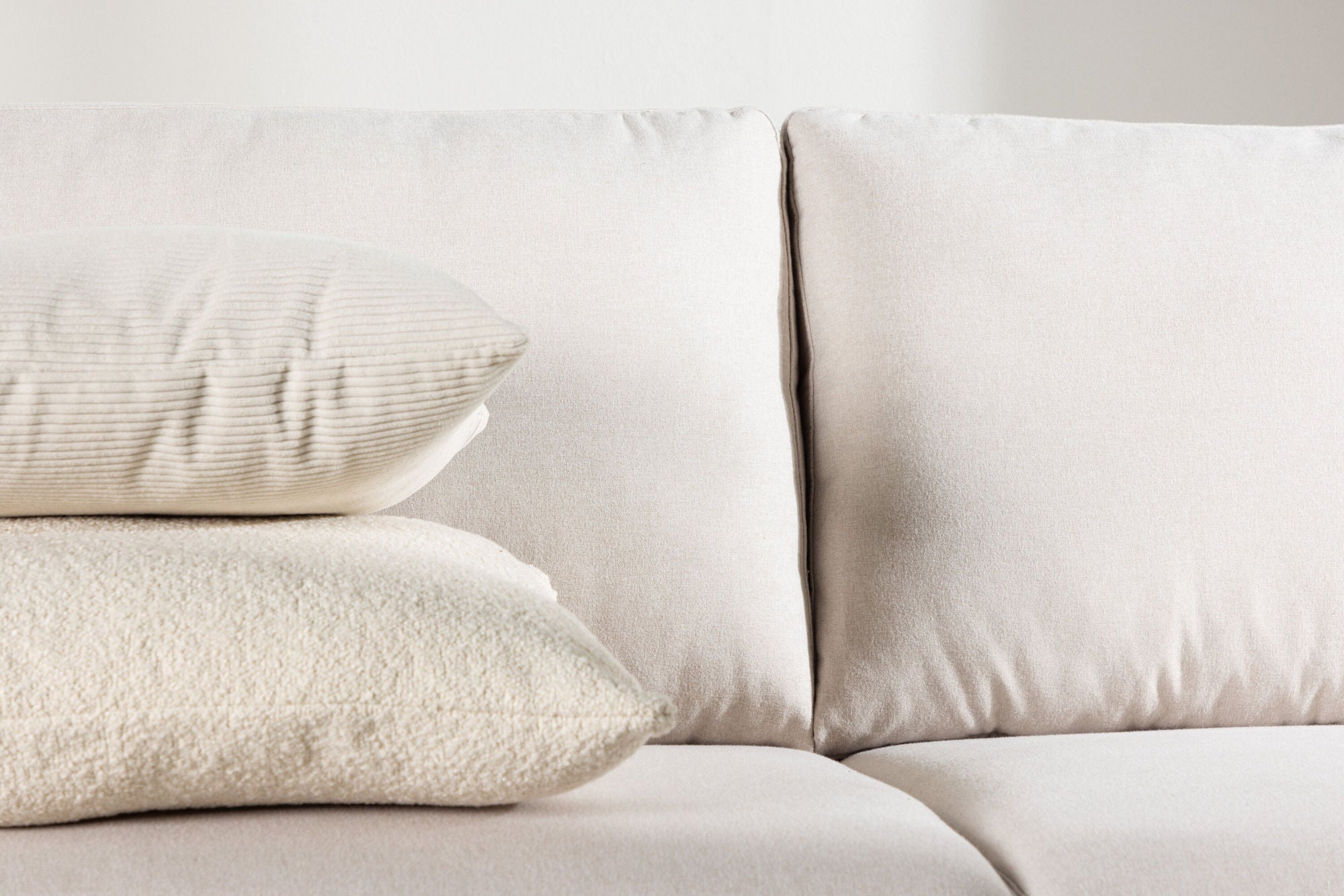 3-Sitzer Sofa Sky - Weiß-3-Sitzer Sofas-Venture Home-le canapé