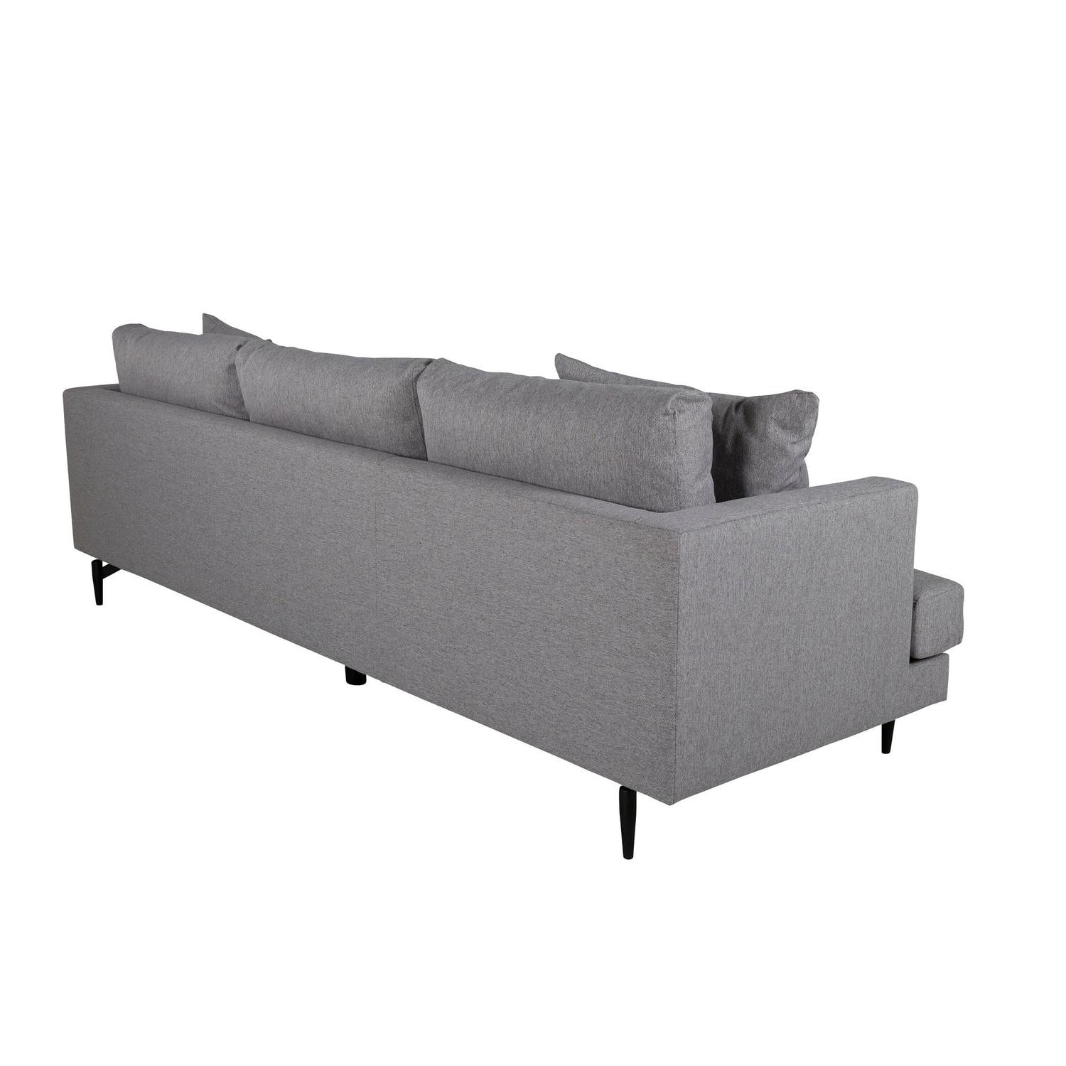 3-Sitzer Sofa Sofia aus Stoff - Grau-3-Sitzer Sofas-Venture Home-le canapé