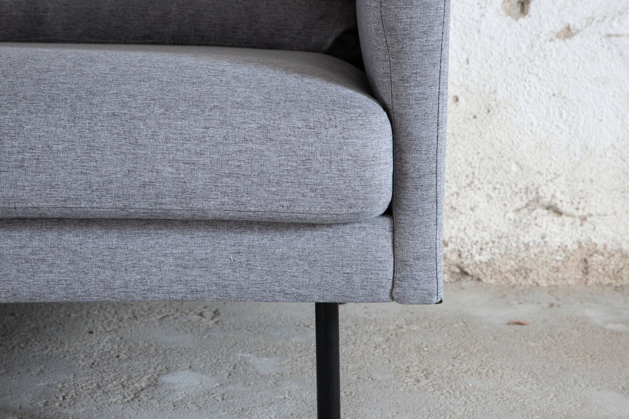3-Sitzer Sofa Zoom aus Stoff - Grau-3-Sitzer Sofas-Venture Home-le canapé