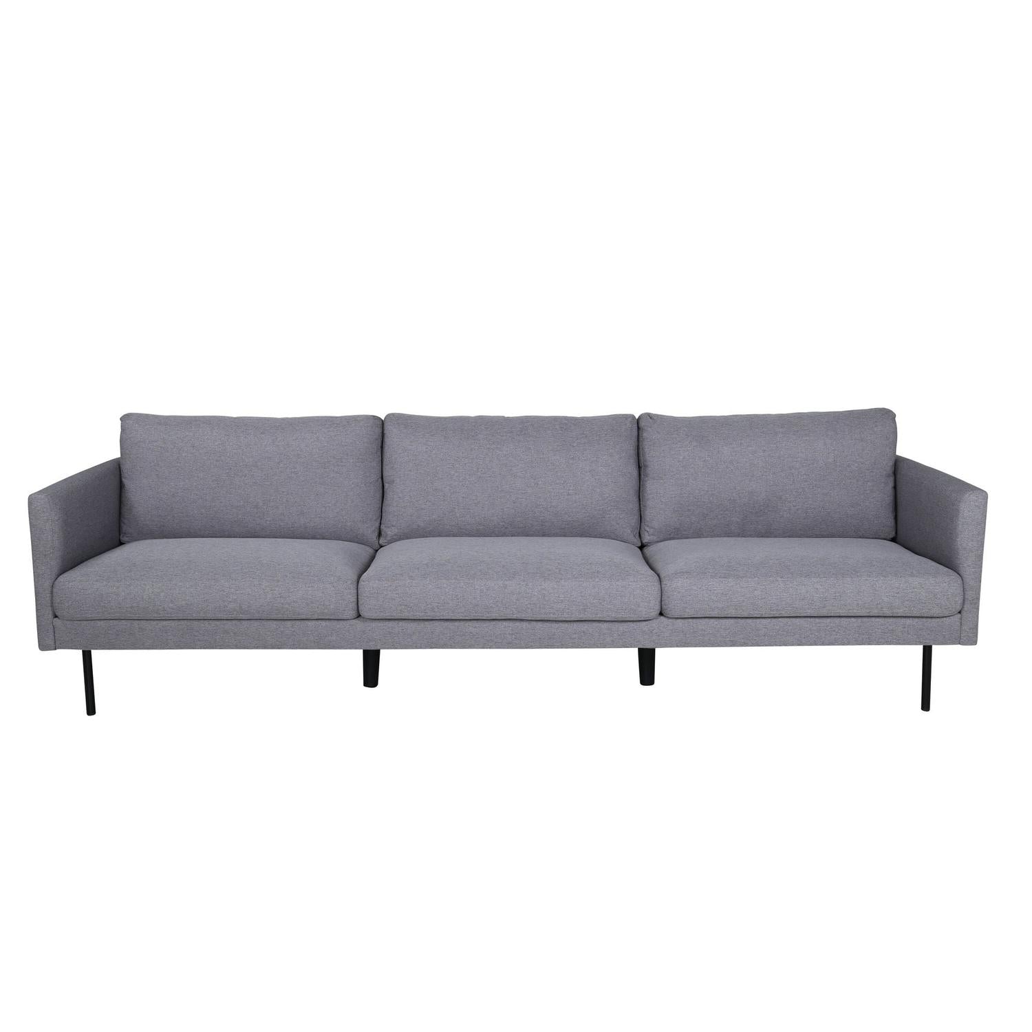 3-Sitzer Sofa Zoom aus Stoff - Grau-3-Sitzer Sofas-Venture Home-le canapé