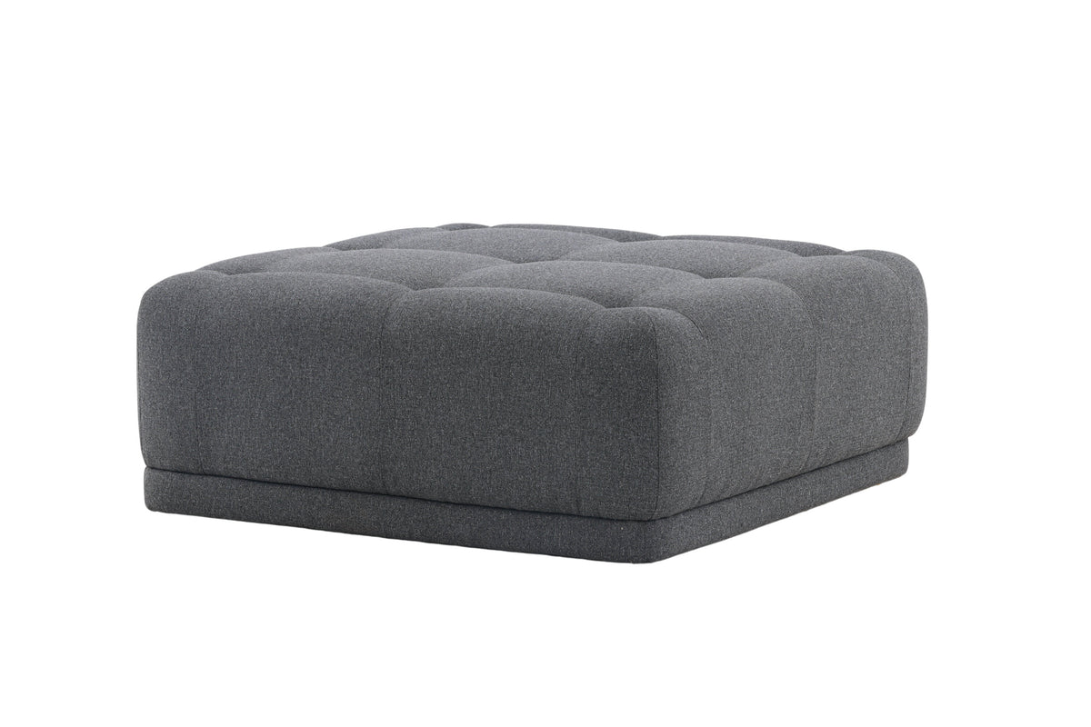 Pouf Turin mehrsitzig - Dunkelgrau - Venture Home - le canapé