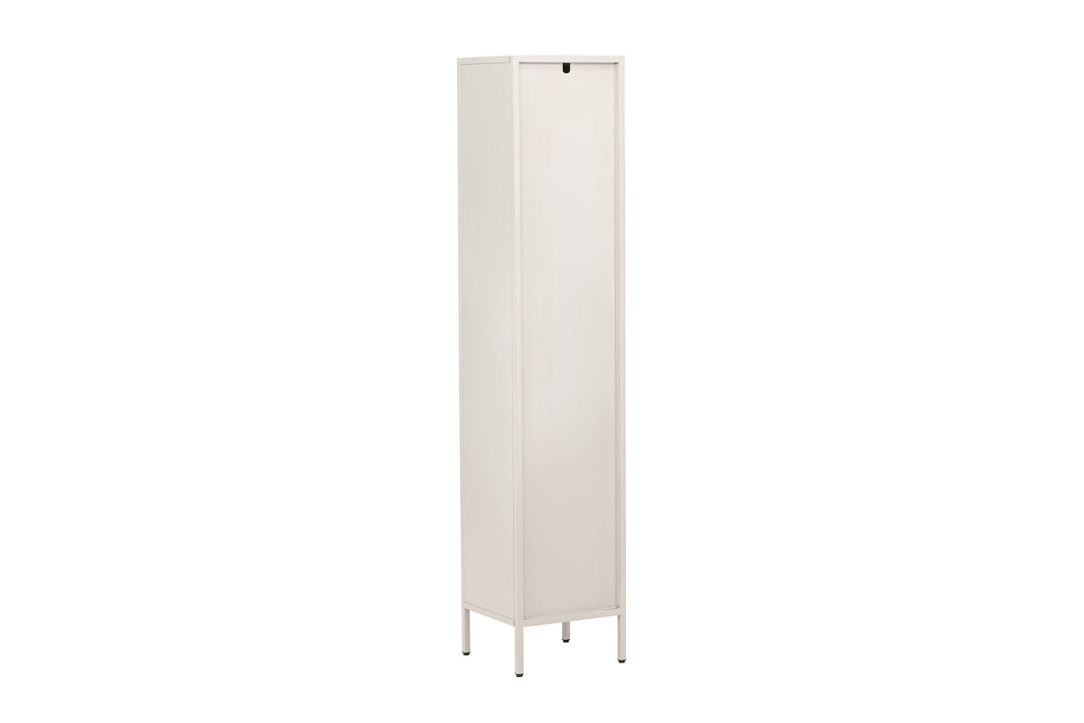 Vitrine Cali 180cm aus Metall mit 4 Böden - Beige - Venture Home - le canapé