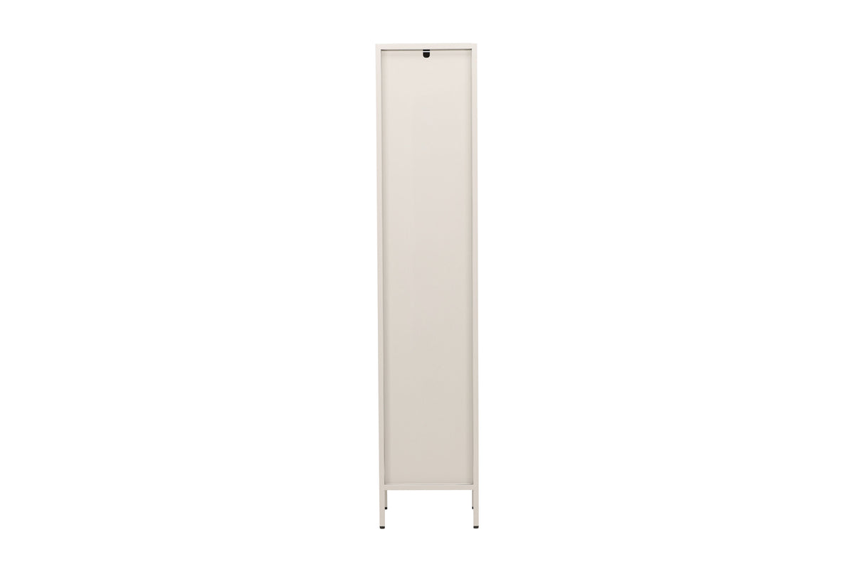 Vitrine Cali 180cm aus Metall mit 4 Böden - Beige - Venture Home - le canapé