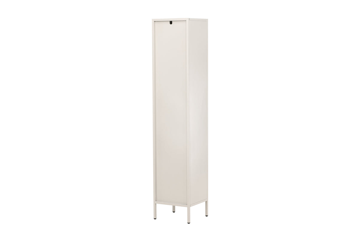 Vitrine Cali 180cm aus Metall mit 4 Böden - Beige - Venture Home - le canapé