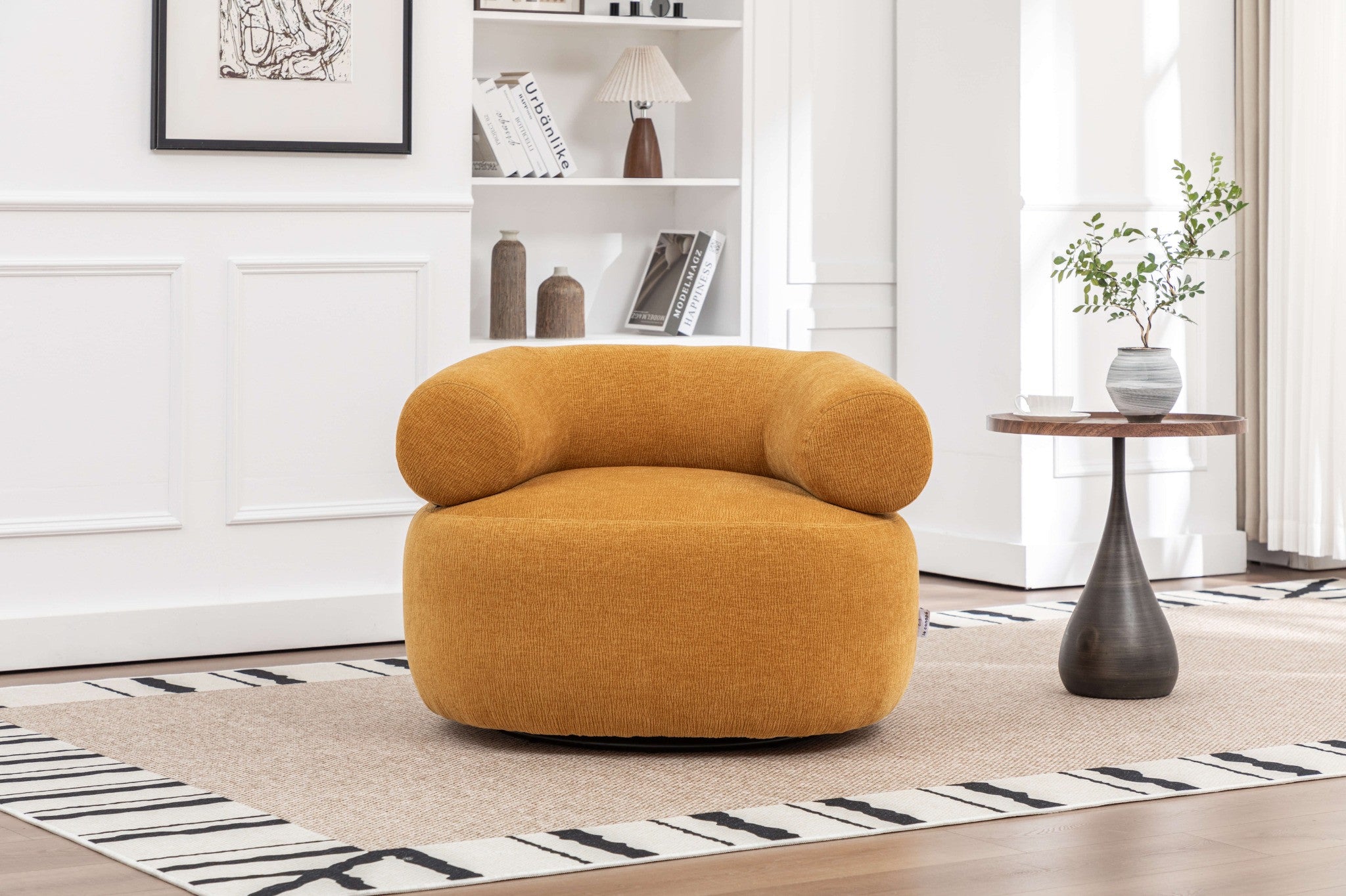 Lounge chair Max swivel - Bronze