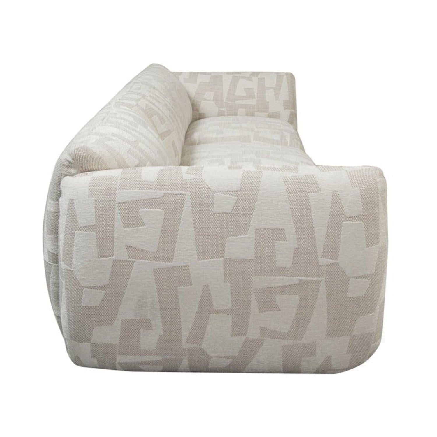 4-Sitzer Sofa Amsterdam - White Glyphs-4-Sitzer Sofa-Pole to Pole-le canapé