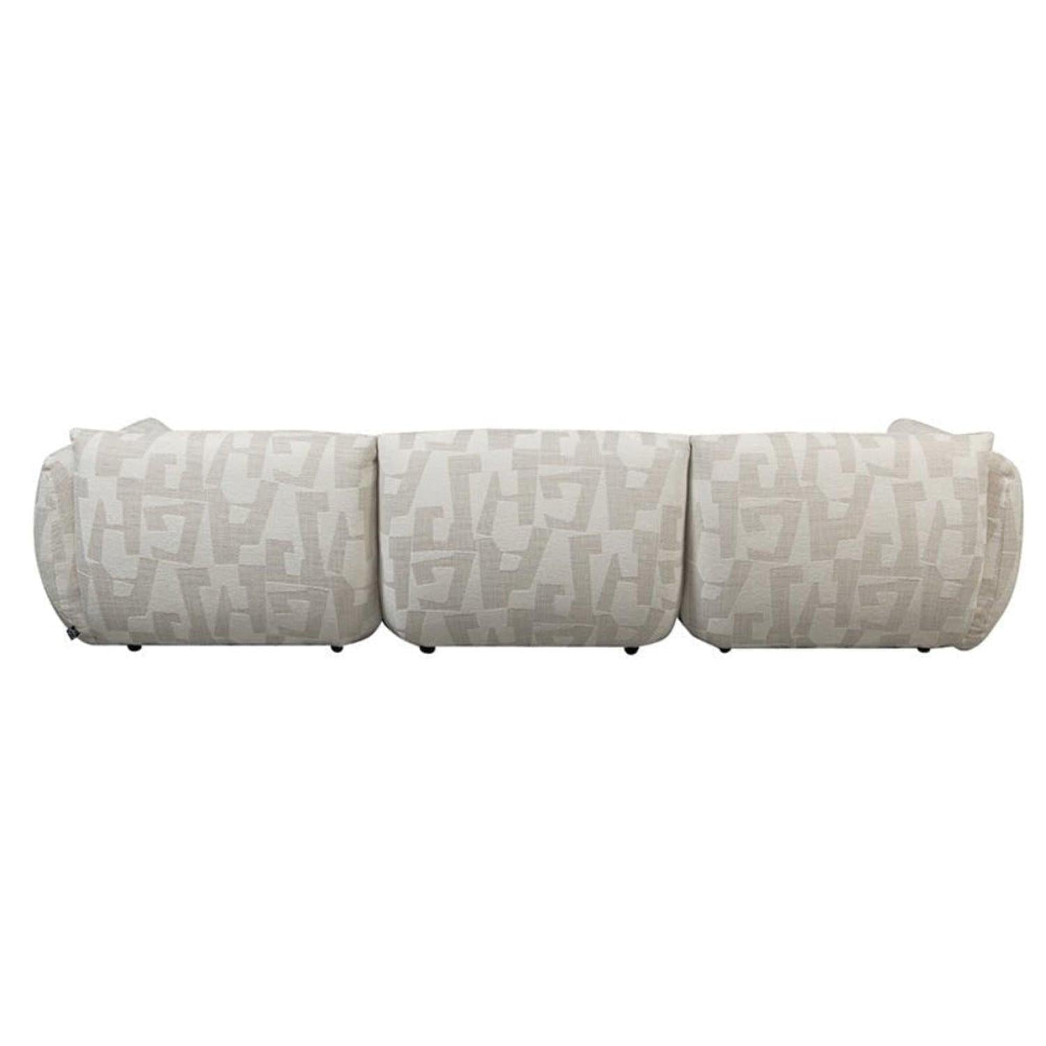 4-Sitzer Sofa Amsterdam - White Glyphs-4-Sitzer Sofa-Pole to Pole-le canapé