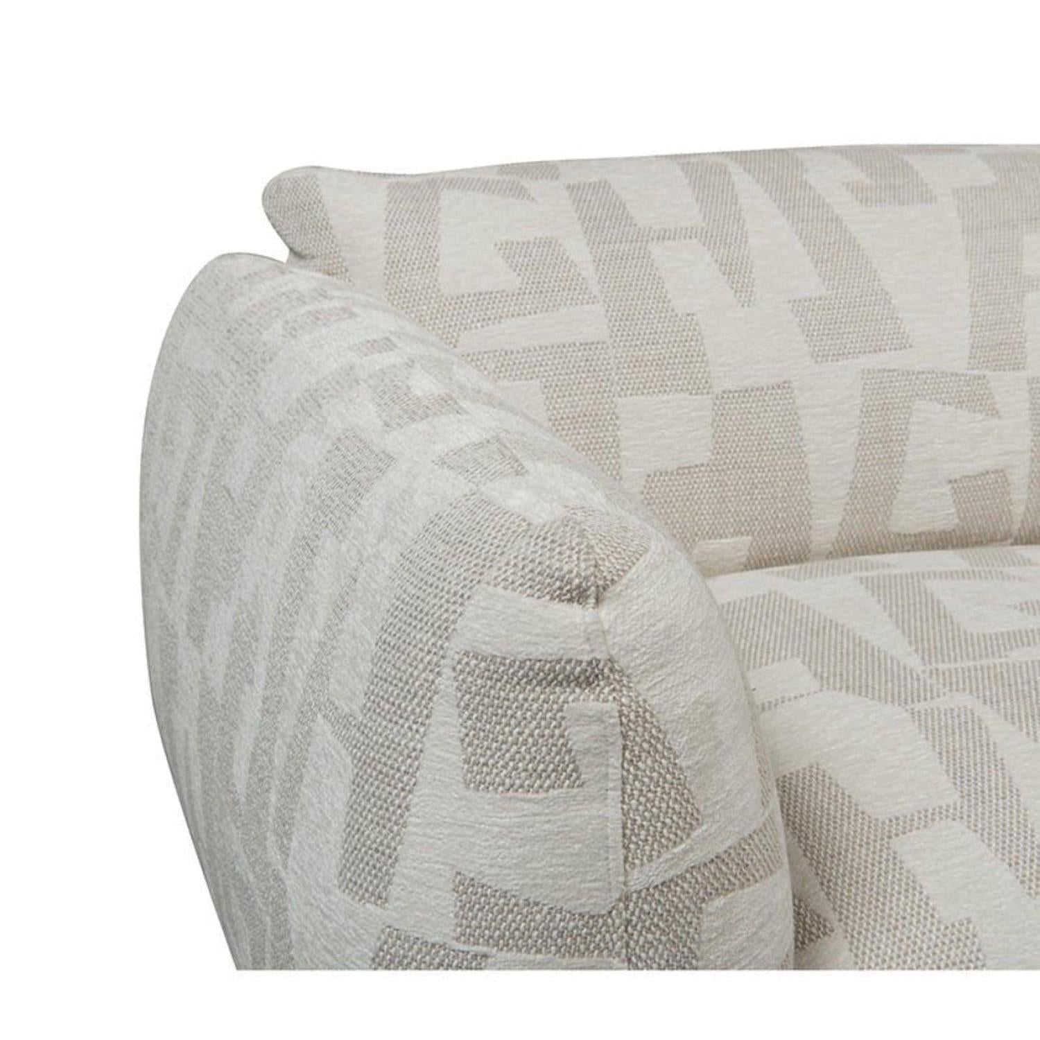 4-Sitzer Sofa Amsterdam - White Glyphs-4-Sitzer Sofa-Pole to Pole-le canapé