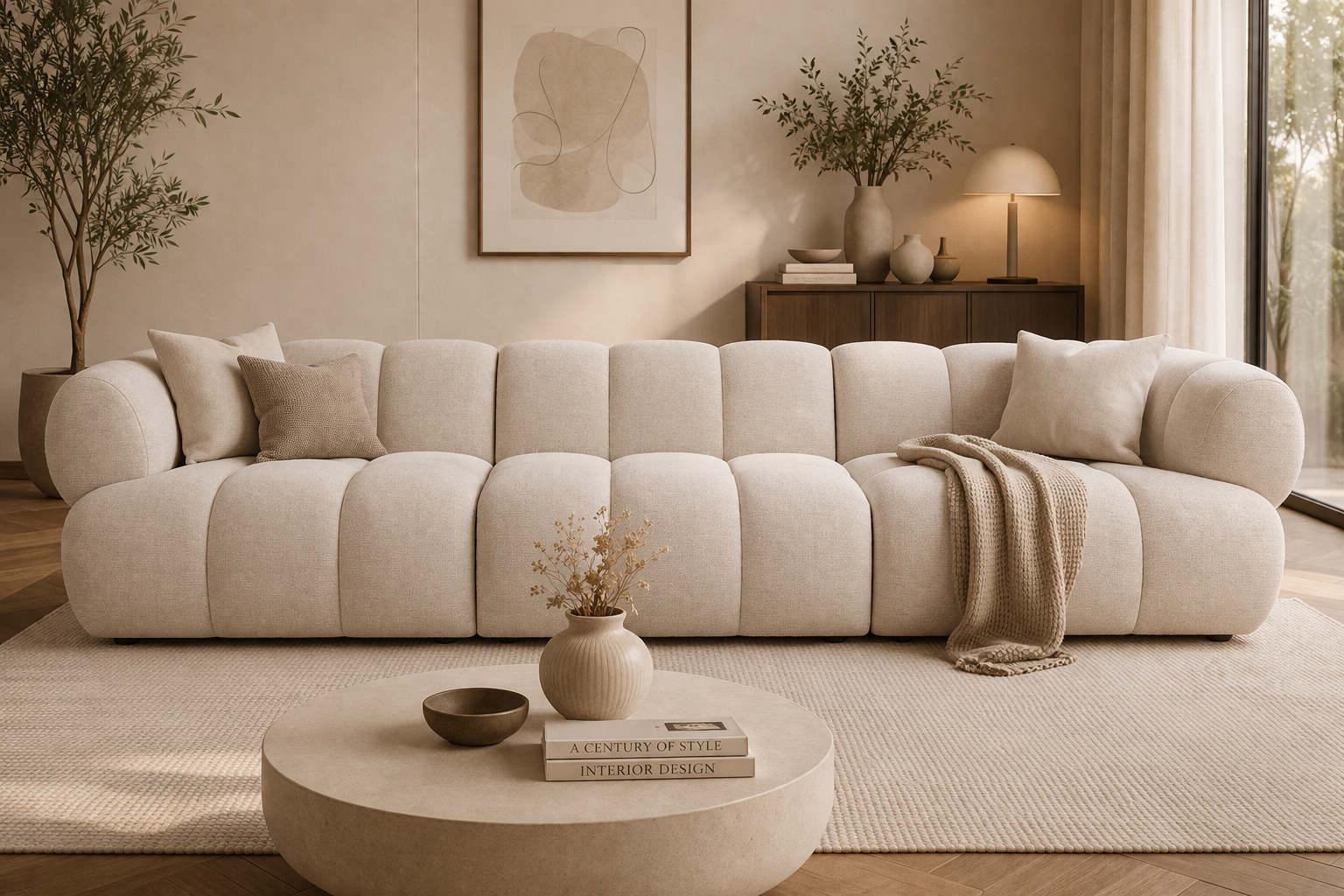 4-Sitzer Sofa New York - Beige-4-Sitzer Sofas-Pole To Pole-le canapé
