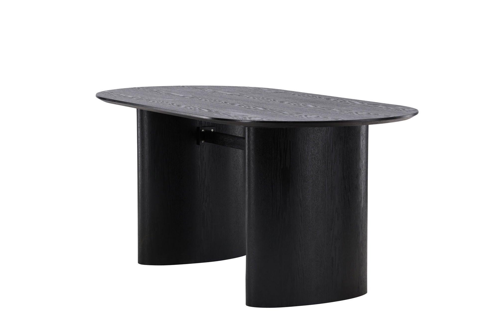 Esstisch Isolde 180*75 - Schwarz-Esstisch Oval-le canapé