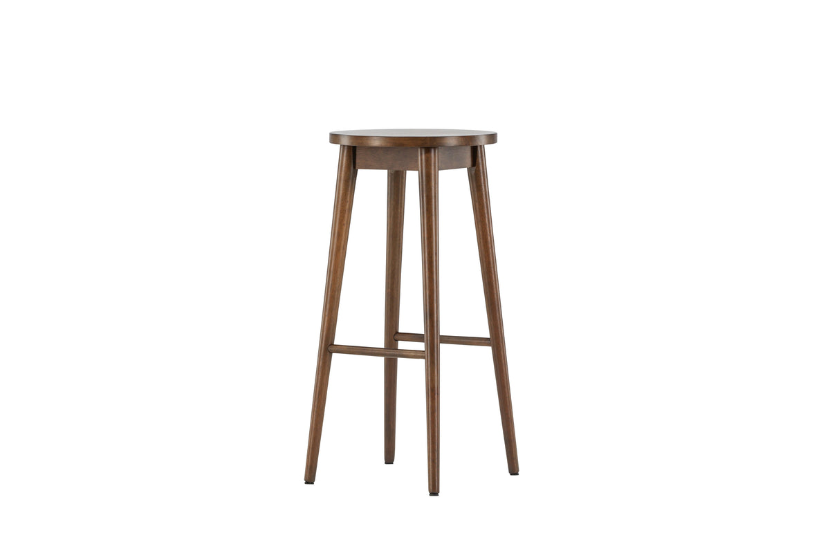 2er-Set Barhocker Mollösand aus Massivholz mit Fußstütze - Mokka - Venture Home - le canapé