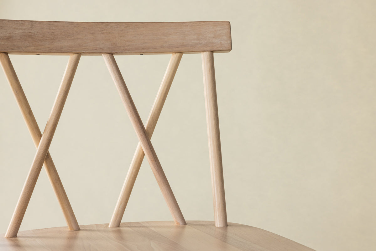 2er-Set Barhocker Mollöström aus Massivholz mit Fußstütze - Venture Home - le canapé