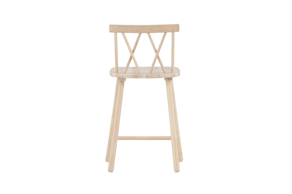 2er-Set Barhocker Mollöström aus Massivholz mit Fußstütze - Venture Home - le canapé
