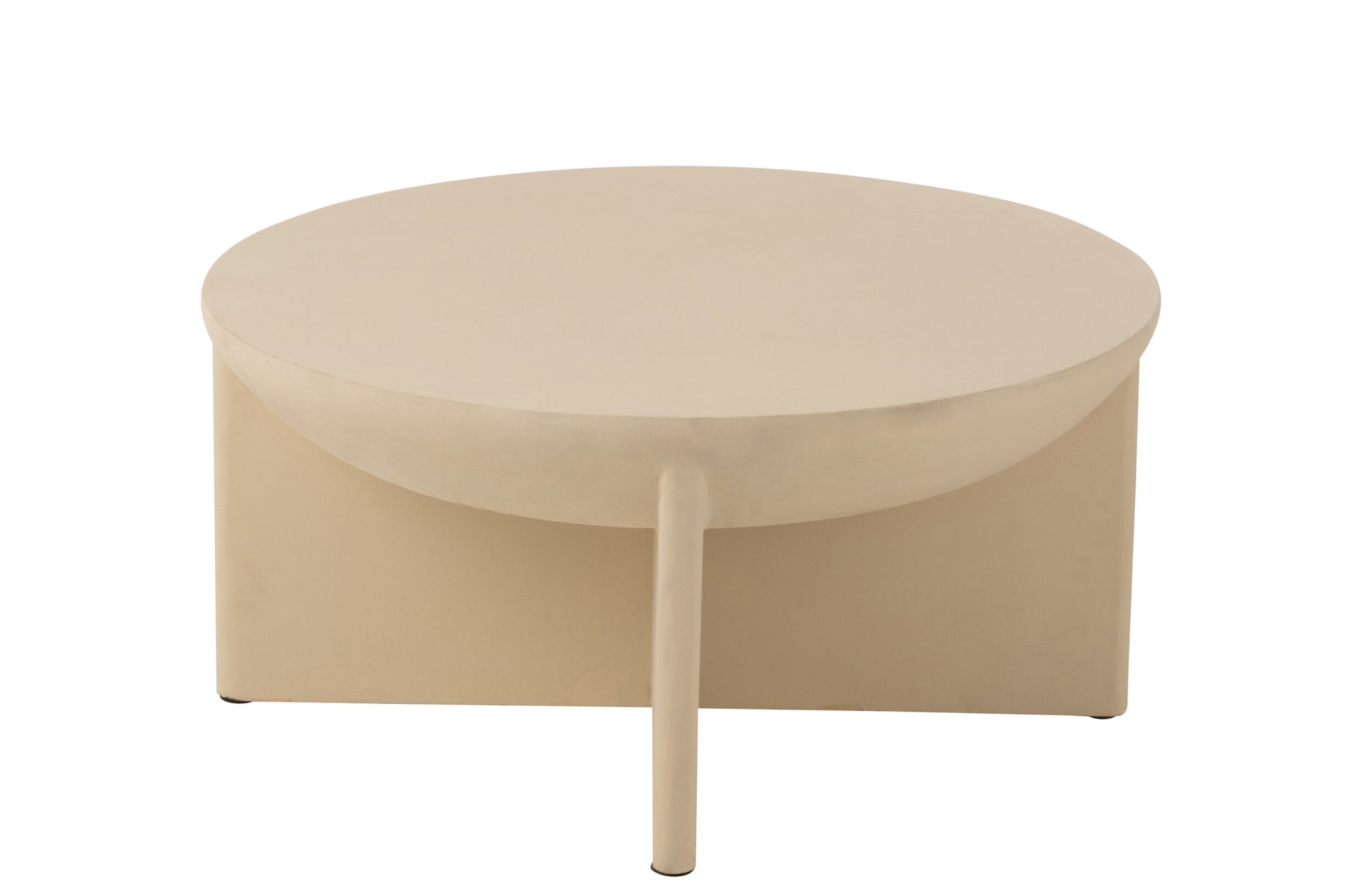 Couchtisch Halfy aus Mangoholz - Beige