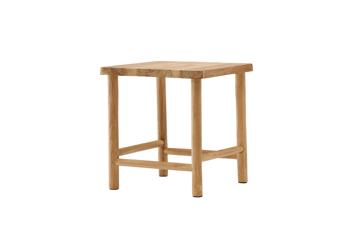 Hocker Noster aus Massivholz - Weiß - Venture Home - le canapé