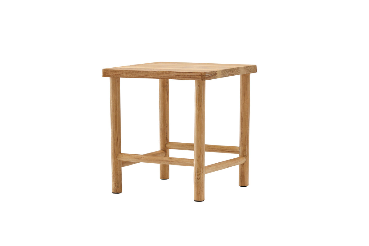 Hocker Noster aus Massivholz - Weiß - Venture Home - le canapé