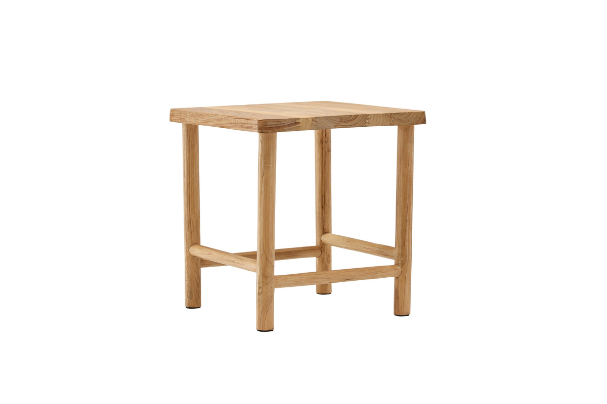 Hocker Noster aus Massivholz - Weiß - Venture Home - le canapé