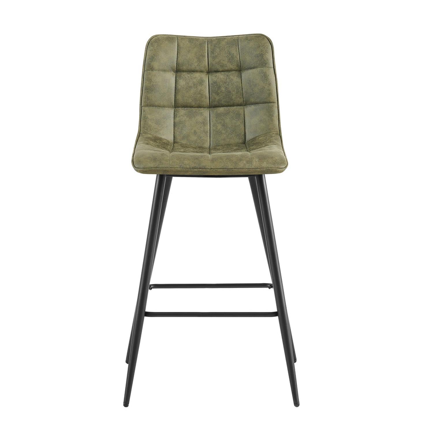 4er-Set Barhocker Lucille - Grün-Barhocker-Benoa-le canapé